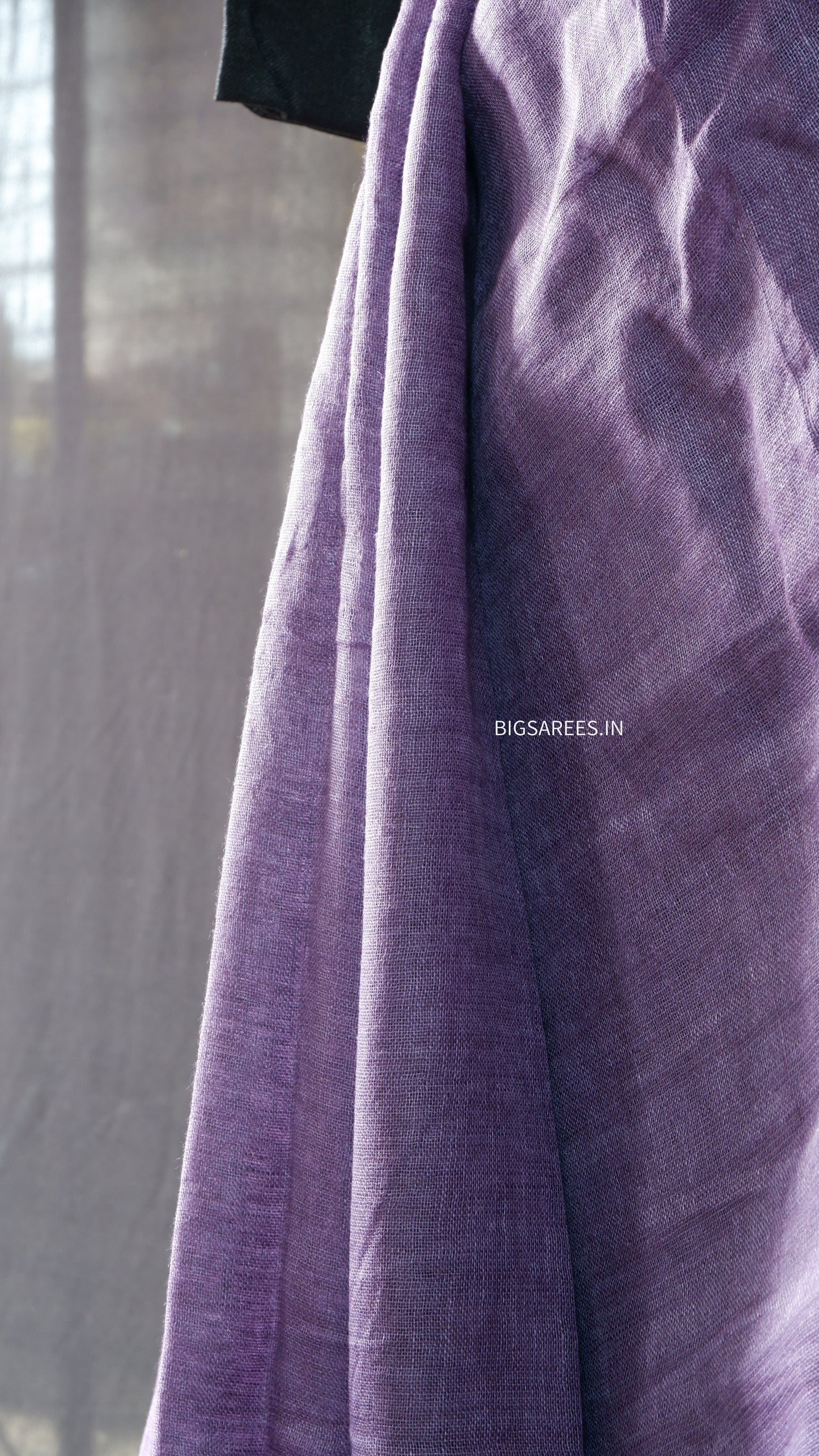 Pure Linen By Linen Saree With running Blouse