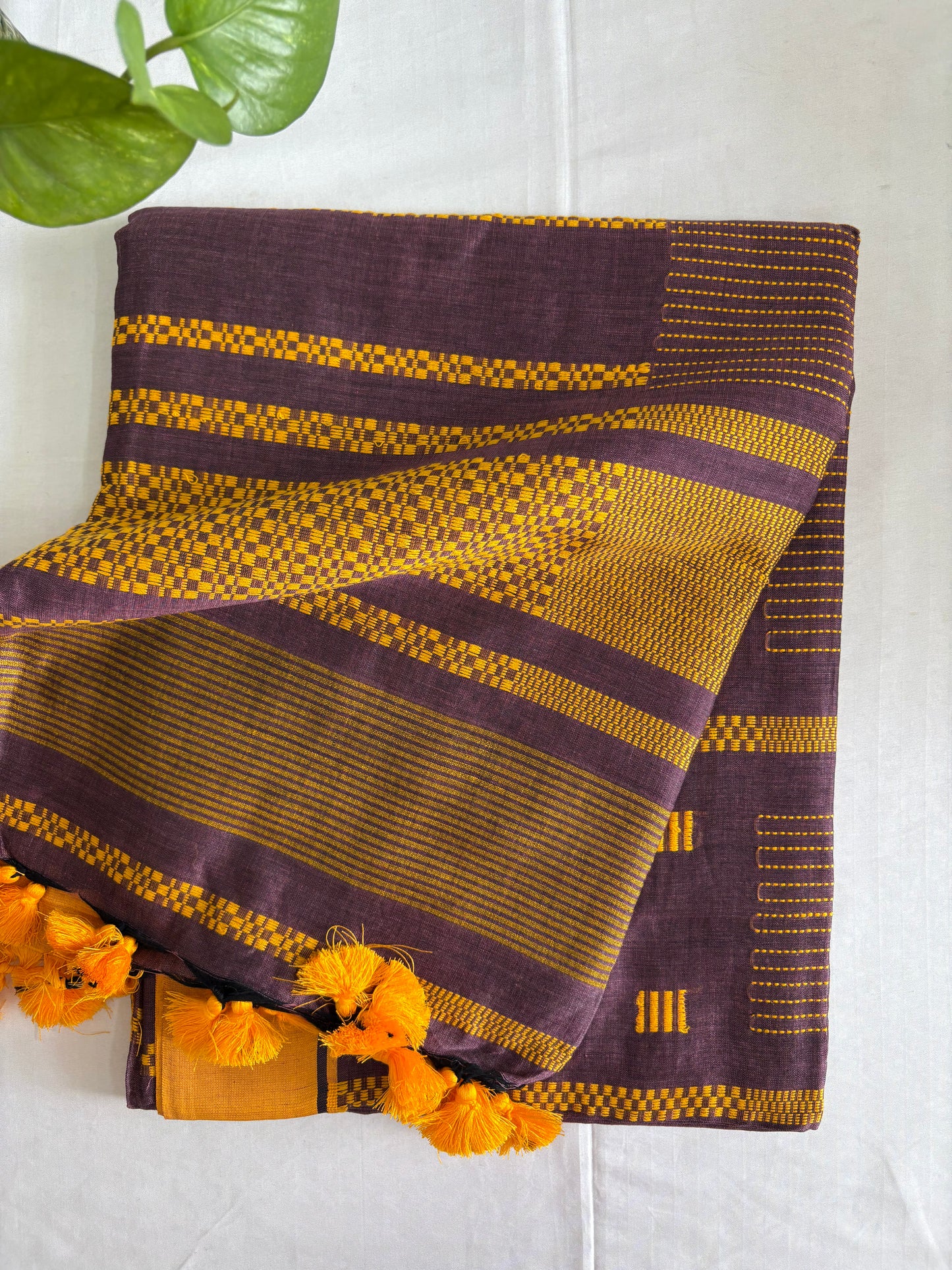 Mul Cotton handwoven Saree (Handloom Marked)