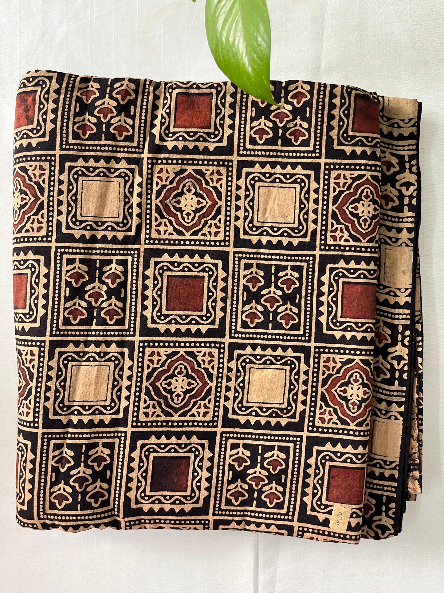 Block printed pure Cotton 1 Mtr. Blouse Piece/ running fabric