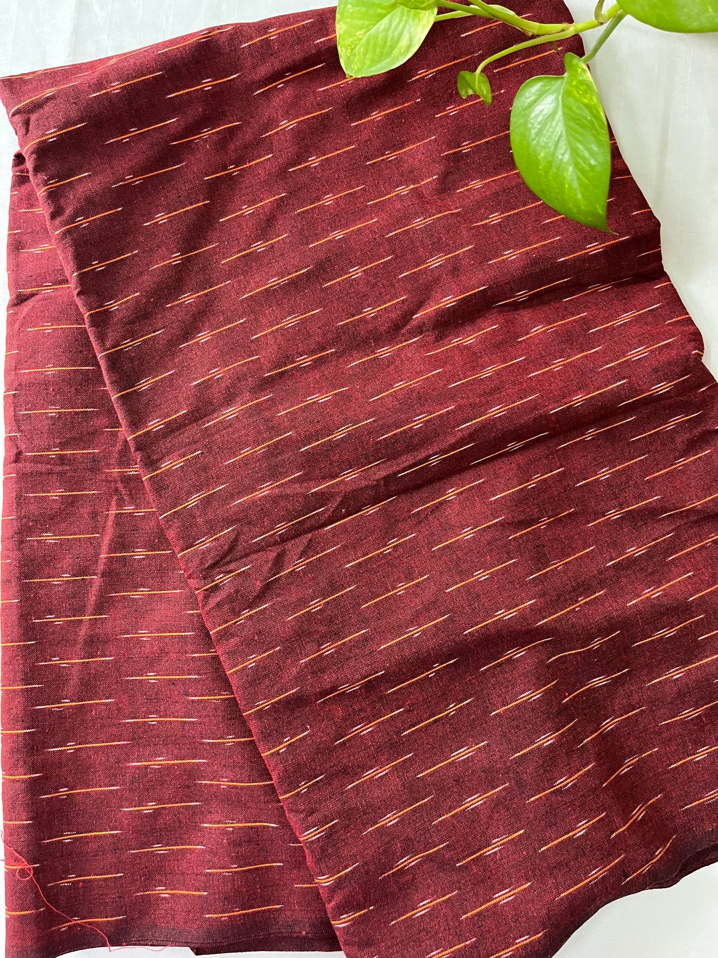 Ikkat woven Cotton 1 Mtr. Blouse Piece/ running fabric