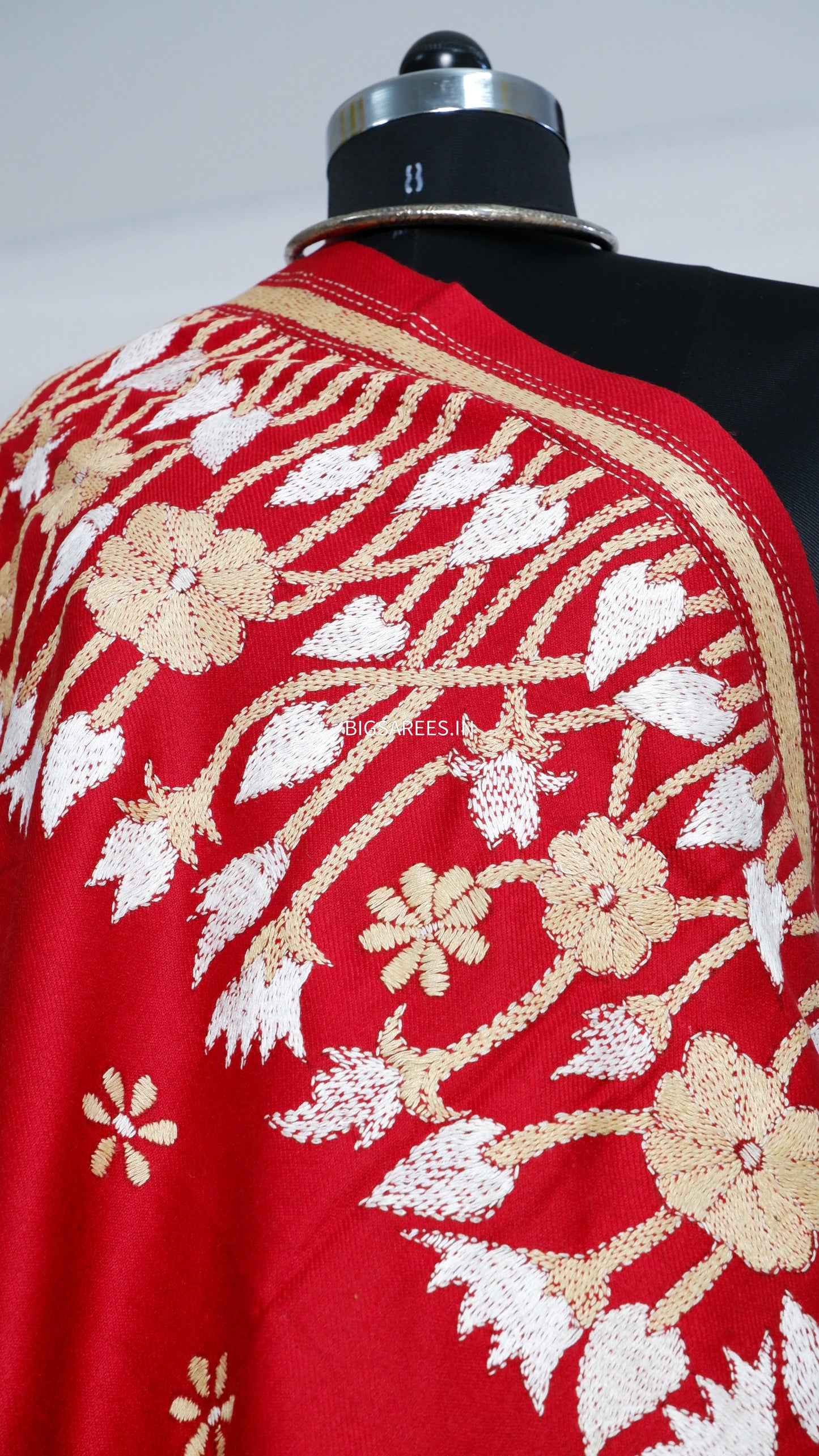 Kantha Hand Embroidered Warm Shawl