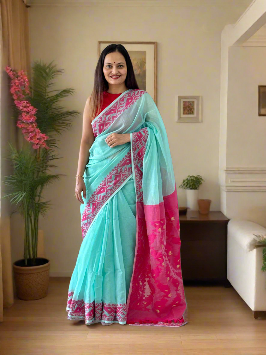 Soft Dhakai/Jamdani Saree