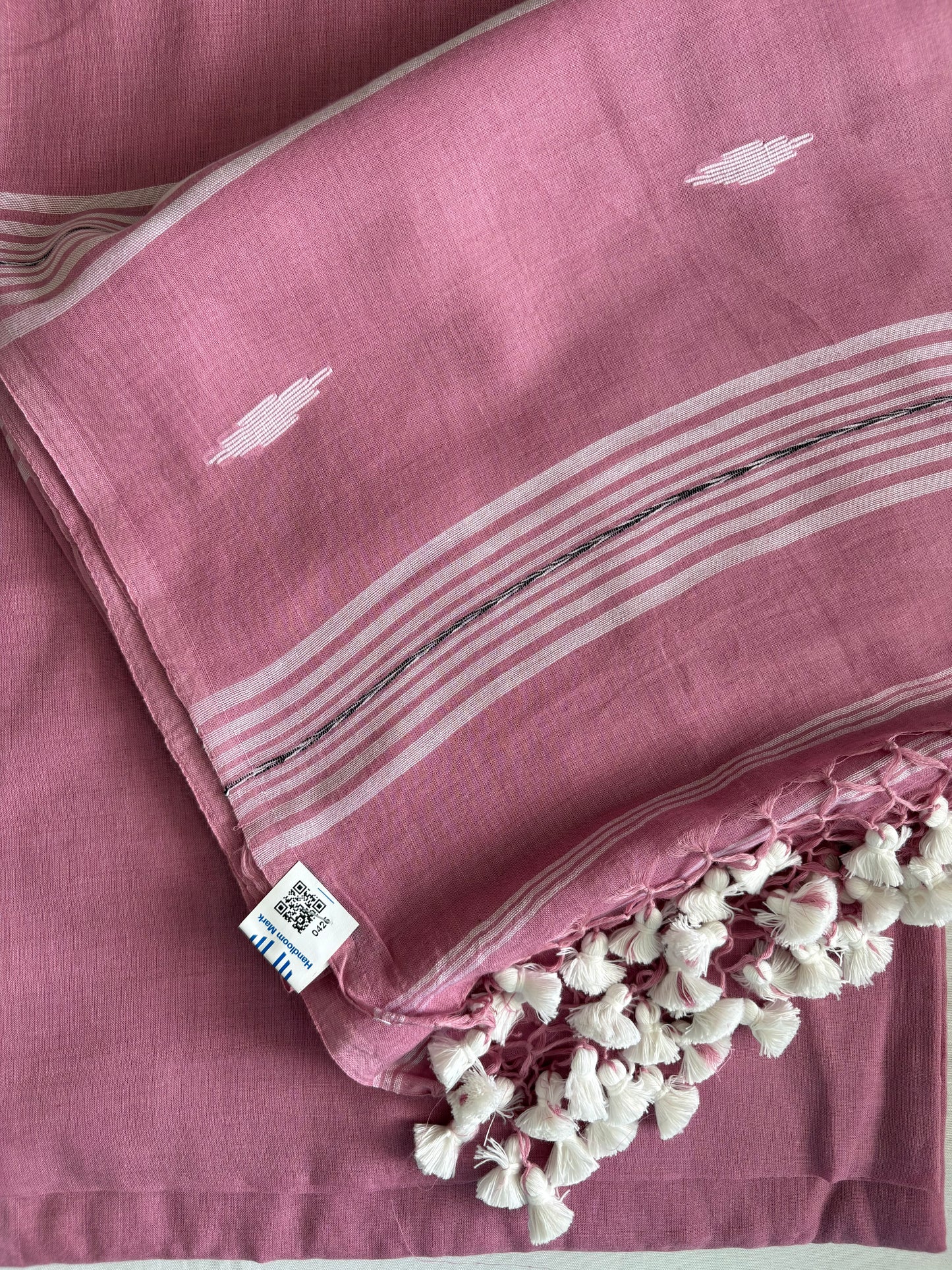 Handloom marked pure Mul Cotton Saree