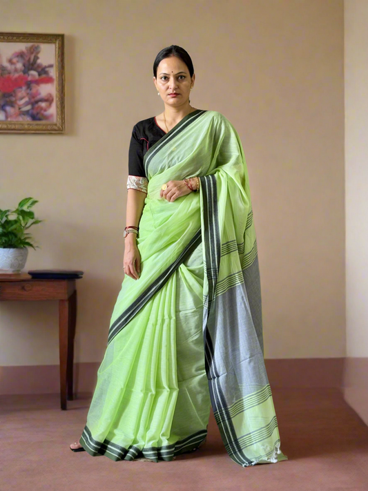 Pure Cotton handwoven Saree