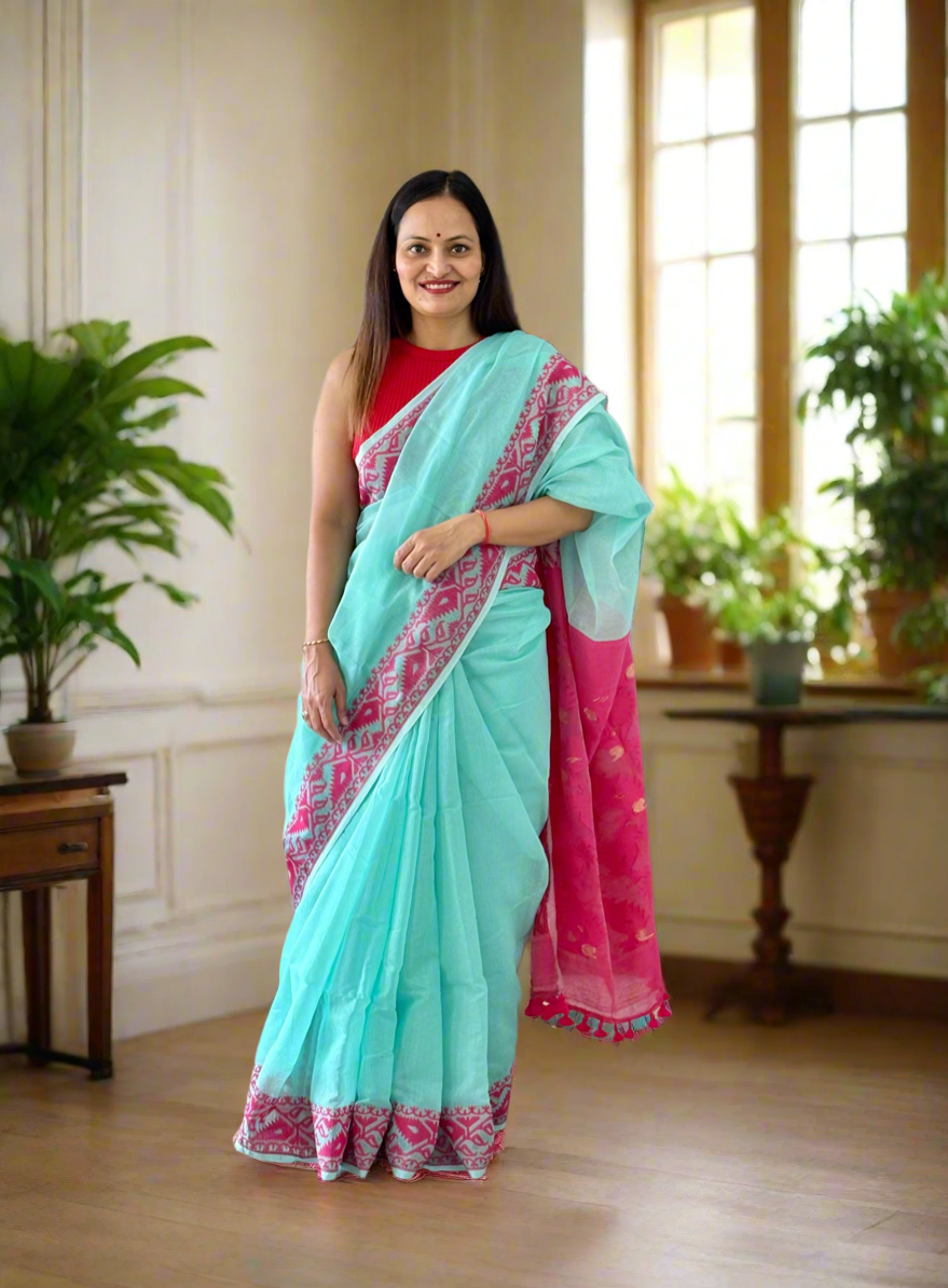 Soft Dhakai/Jamdani Saree
