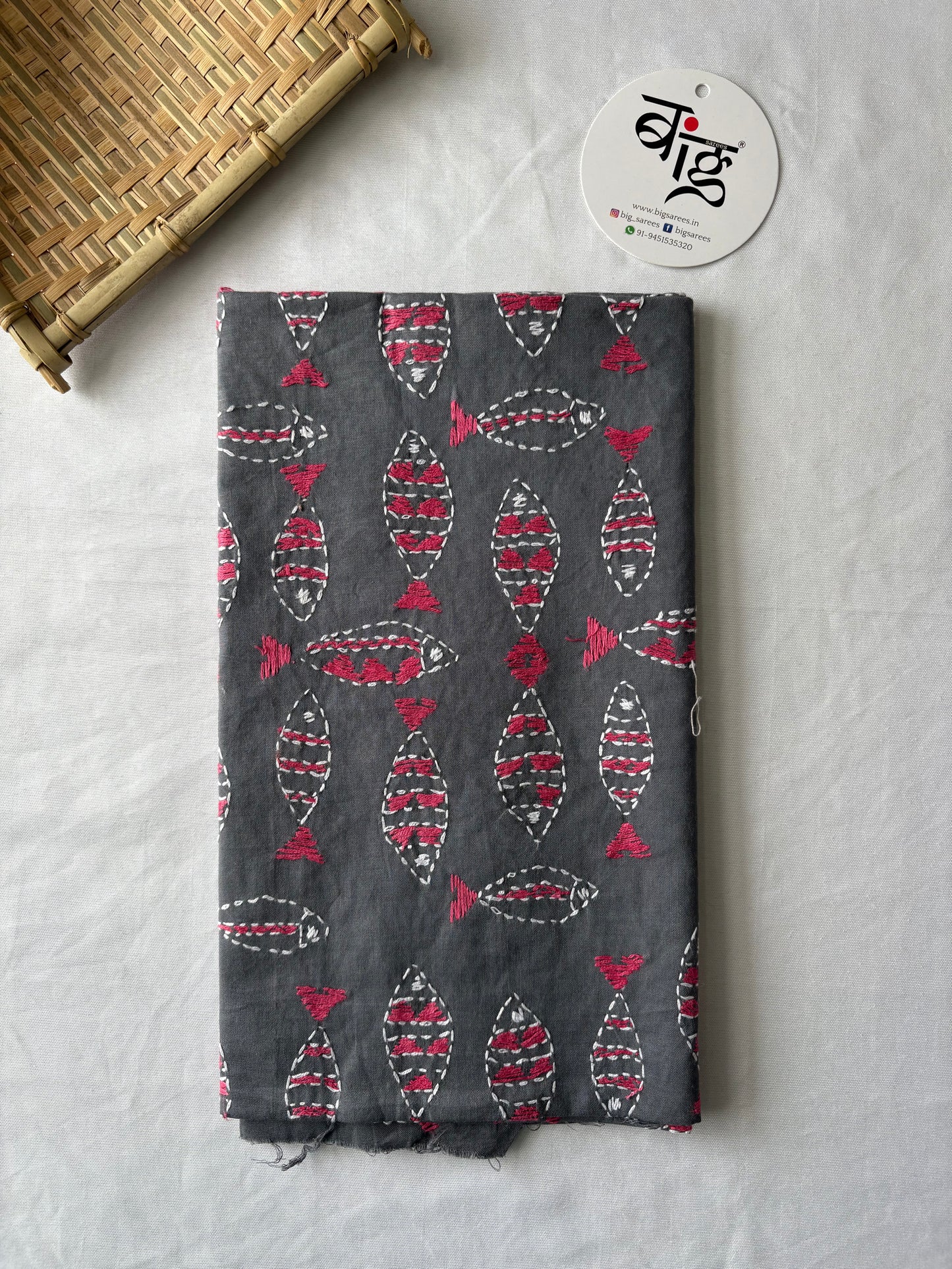 Kantha Cotton 1 Mtr. Blouse Piece