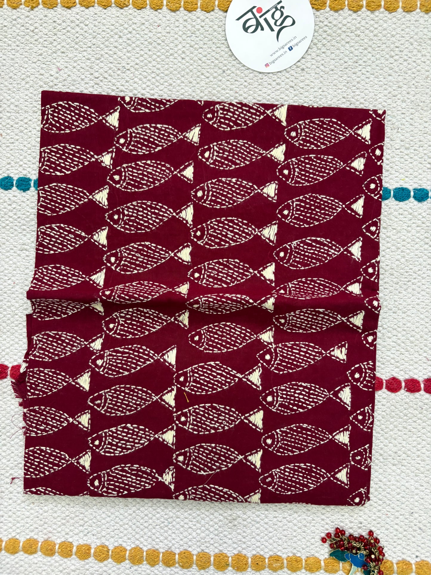 Kantha Cotton 1 Mtr. Blouse Piece