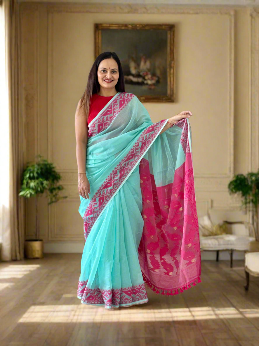 Soft Dhakai/Jamdani Saree