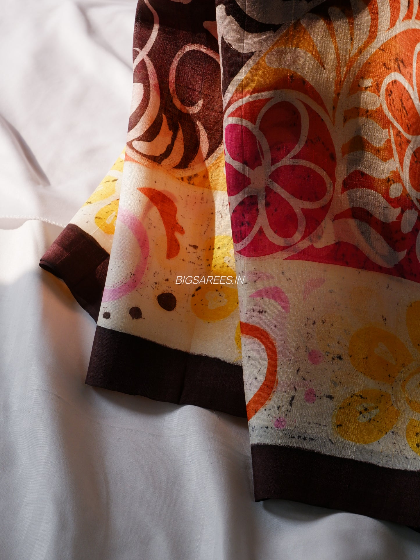 Bishnupuri Silk Hand-Painted Saree | Pure Silk | Made-On-Order | Silk Mark Certified