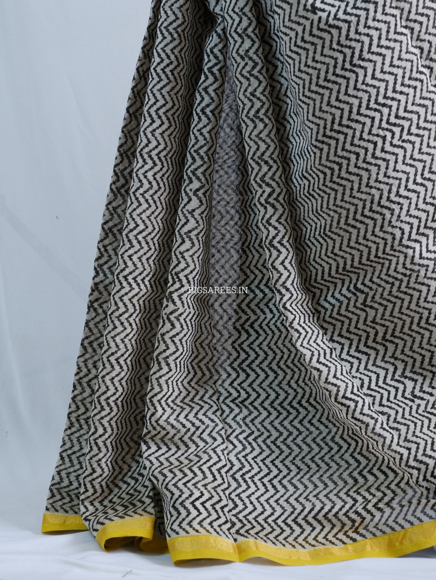 Hand Block Print Saree | Chanderi Silk |
