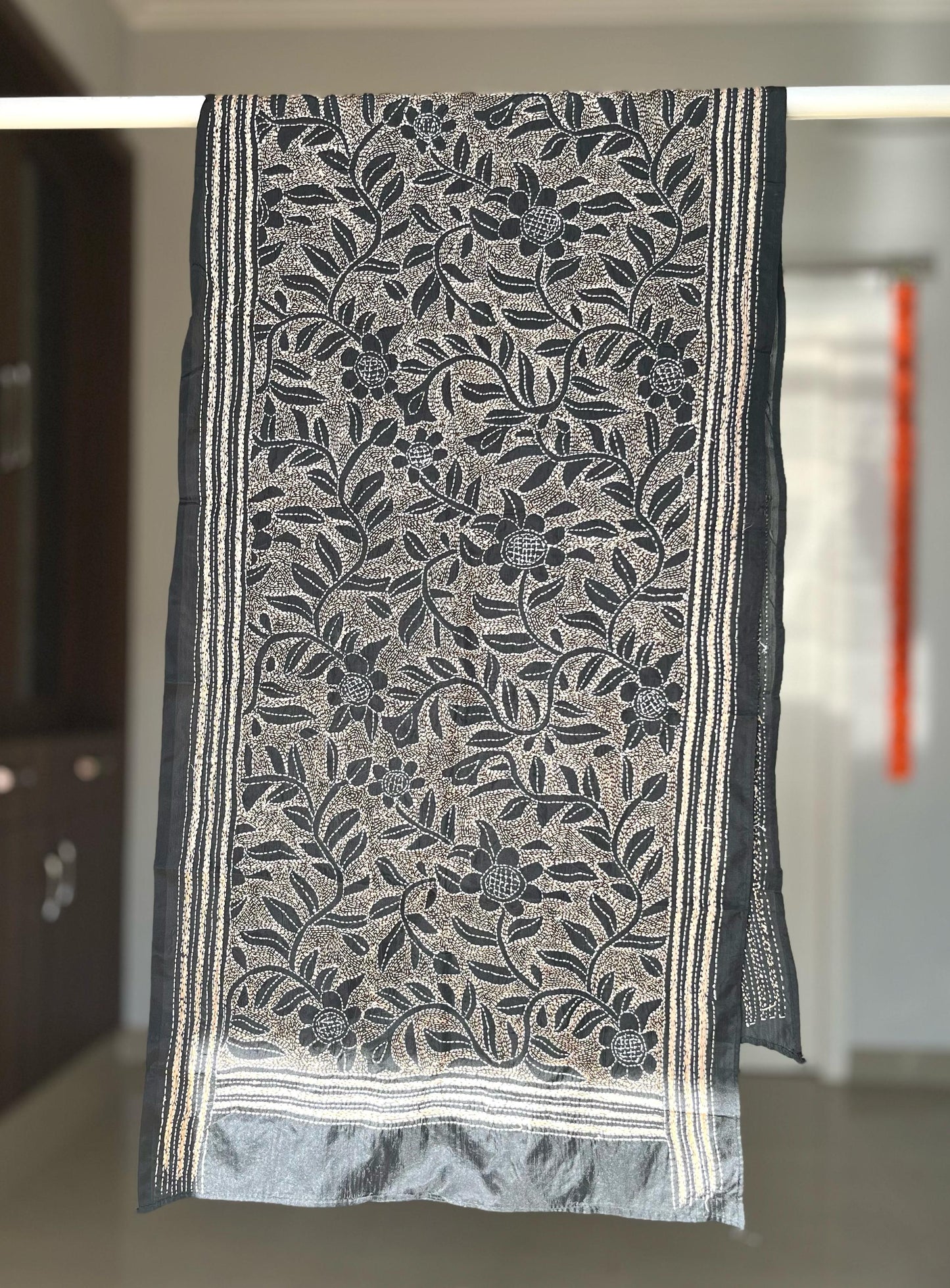 Kantha Art Silk Stole 22"