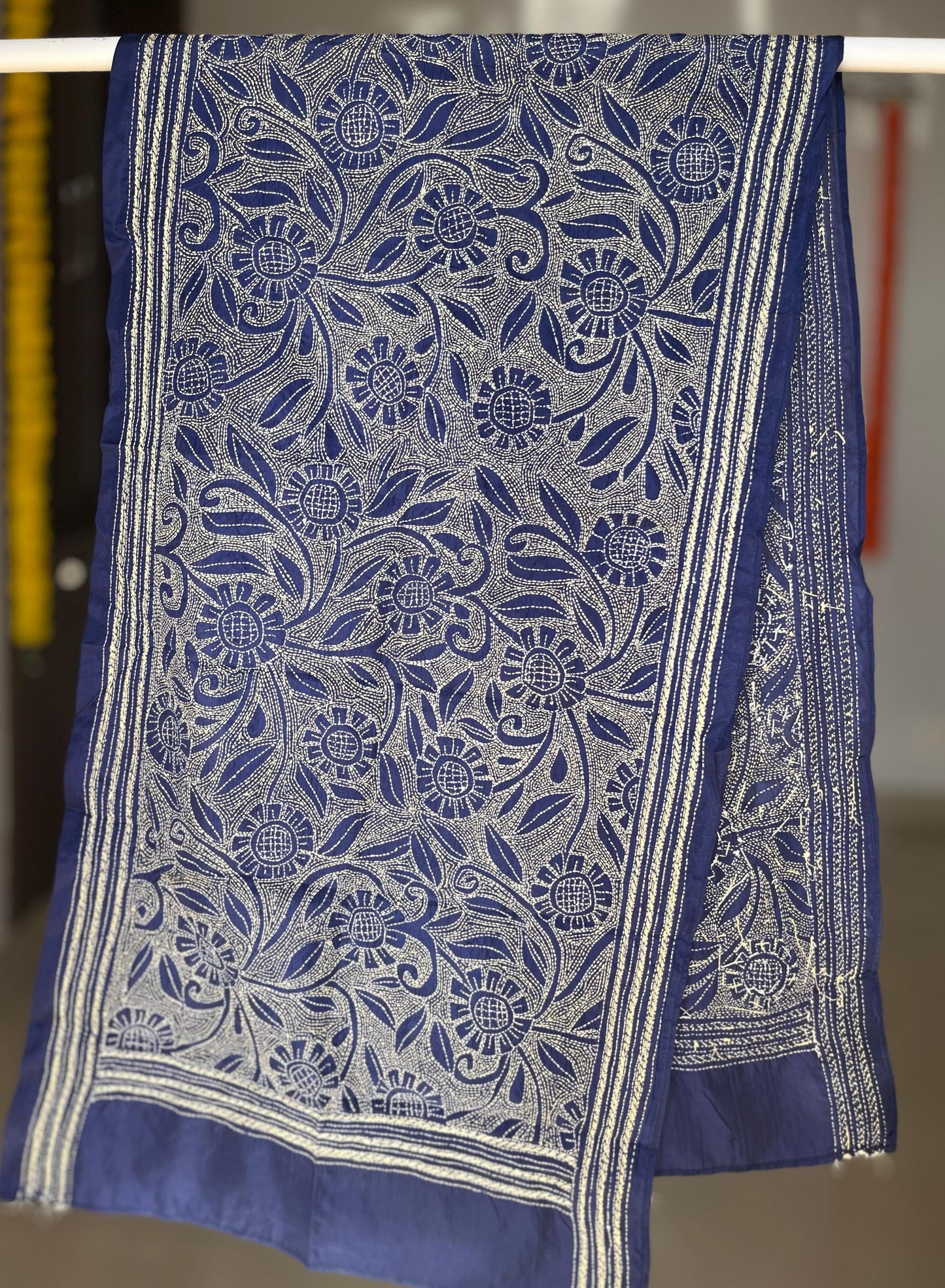 Kantha Art Silk Stole 22"