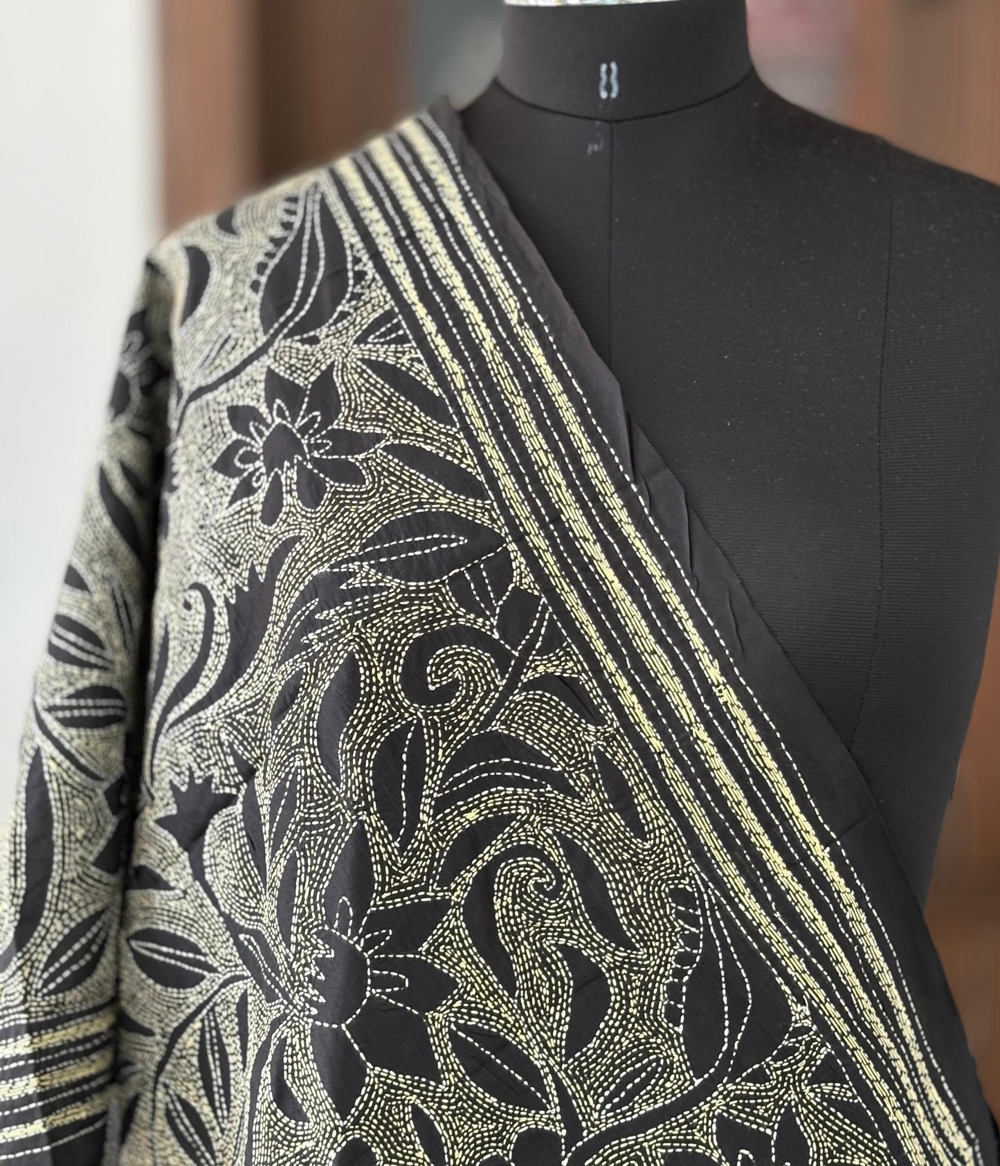 Kantha Art Silk Stole 22"
