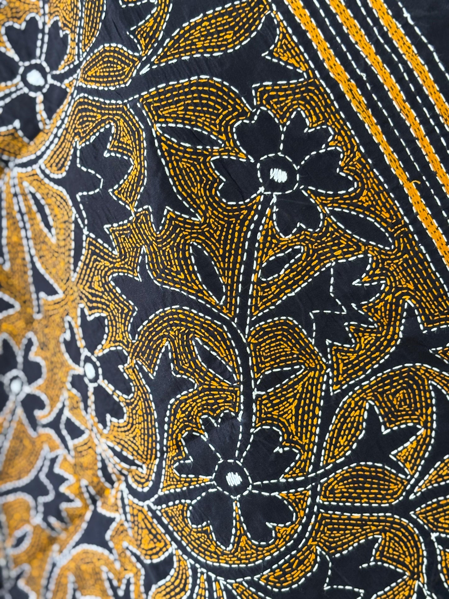 Kantha Art Silk Stole 22"