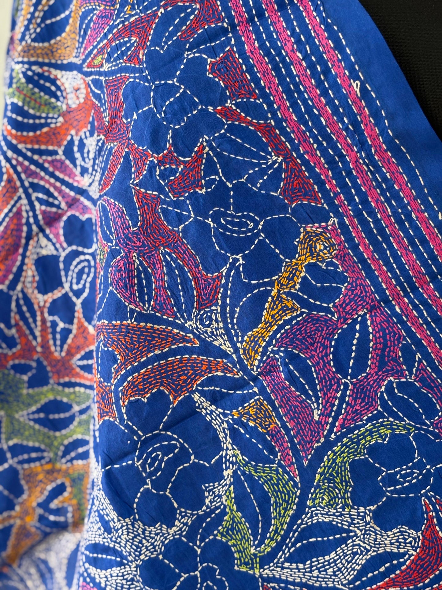 Kantha Art Silk Stole 22"