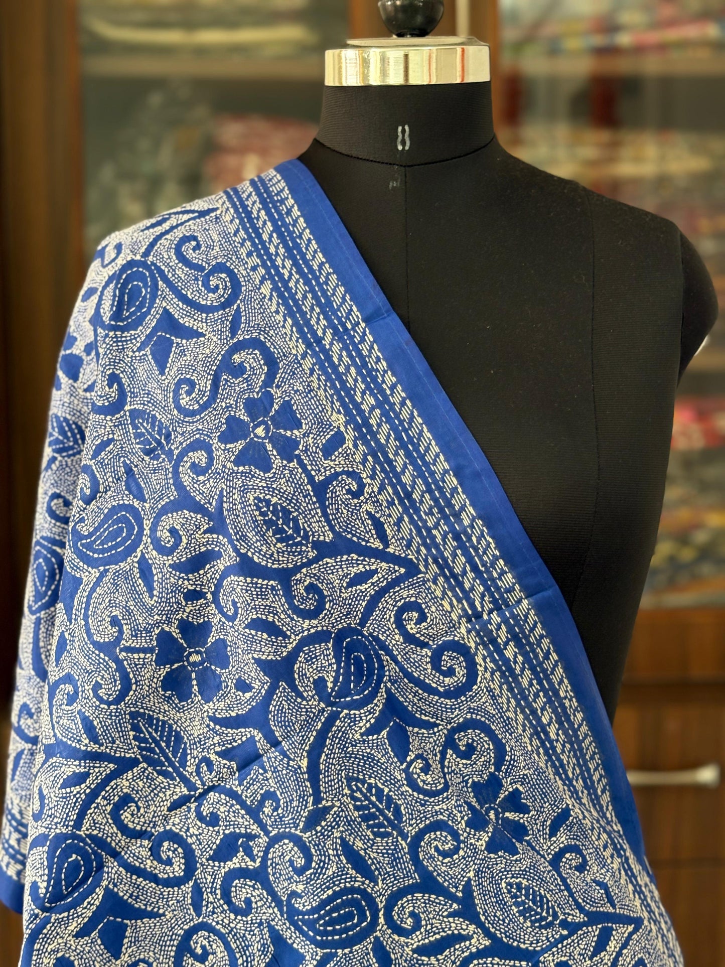 Kantha Art Silk Stole 22"