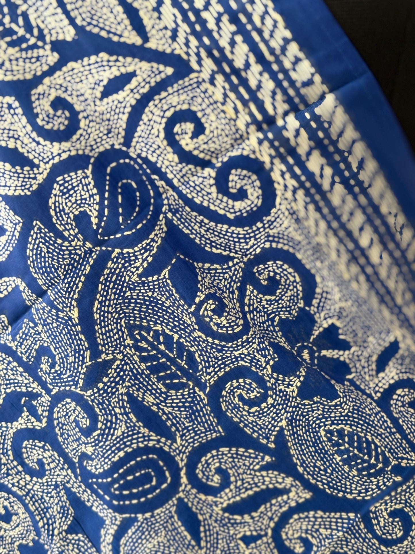 Kantha Art Silk Stole 22"