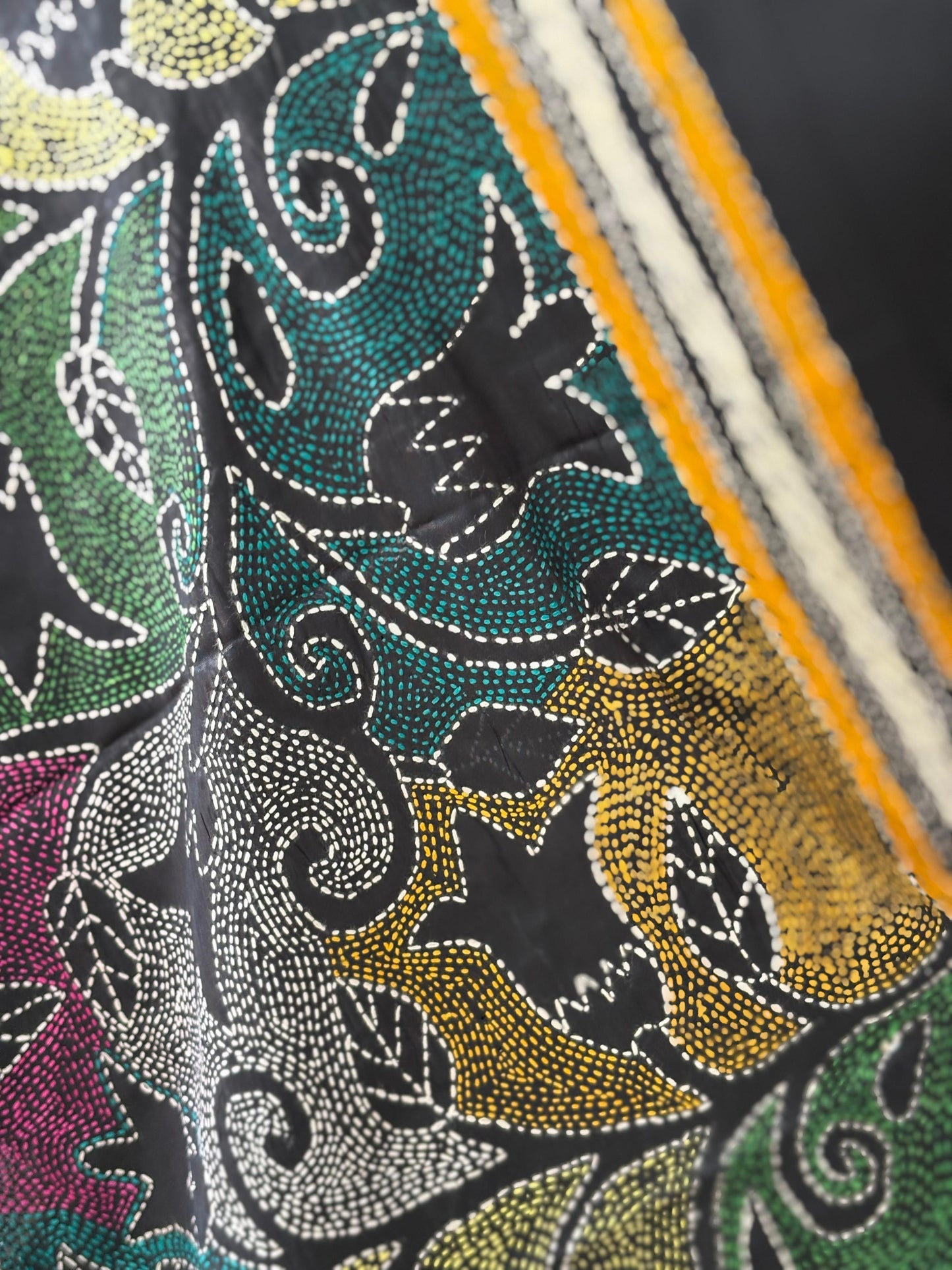 Kantha Art Silk Stole 22"