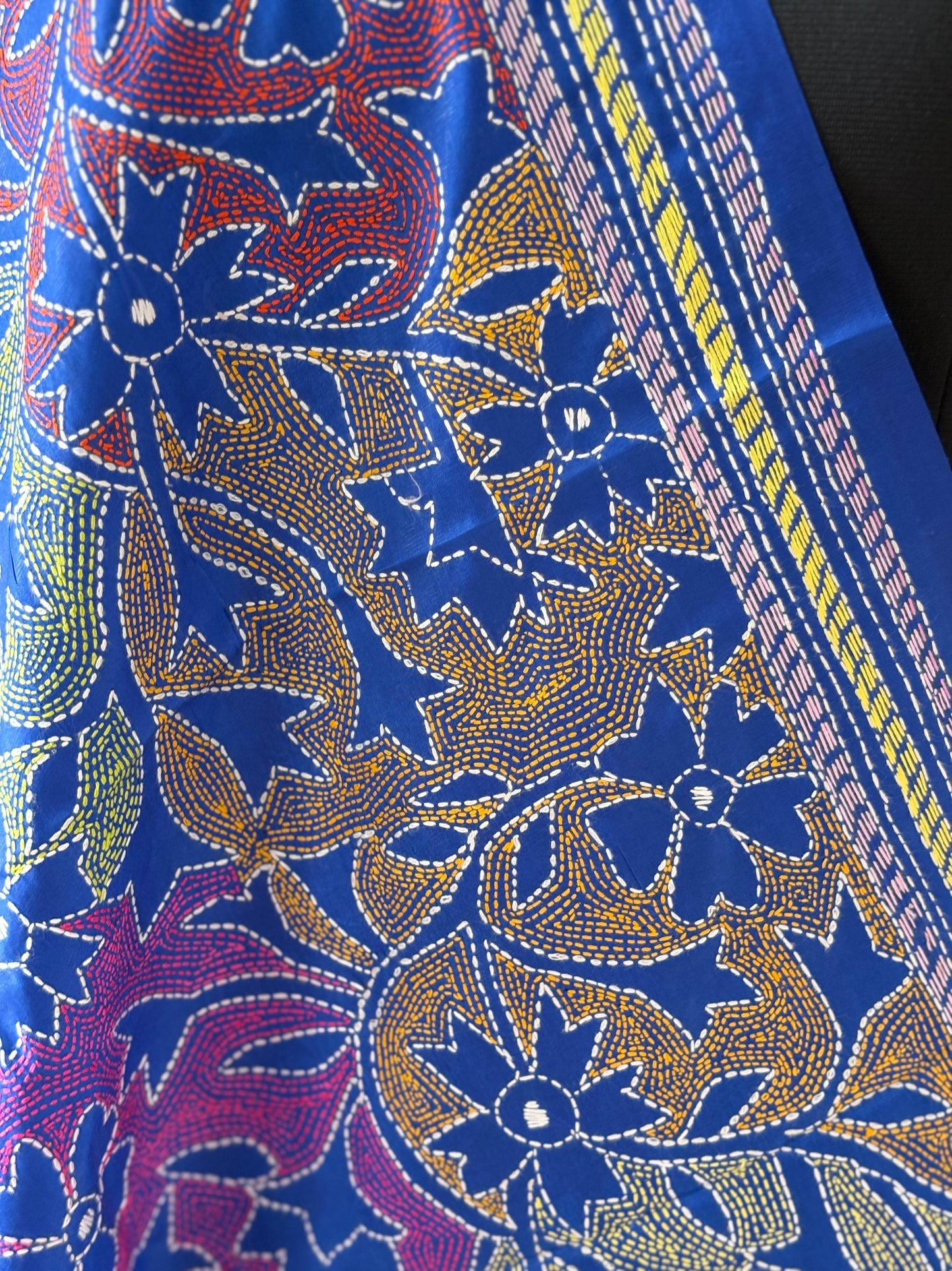 Kantha Art Silk Stole 22"
