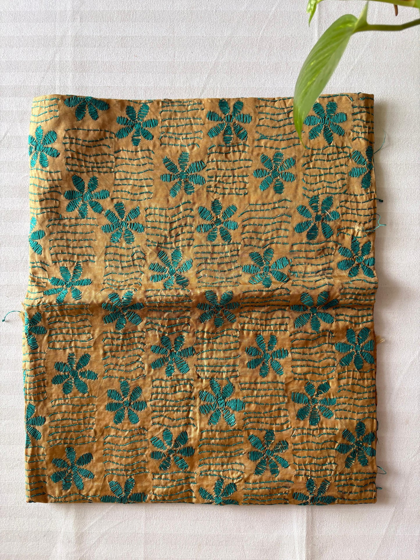 Kantha Art Silk Blouse Piece