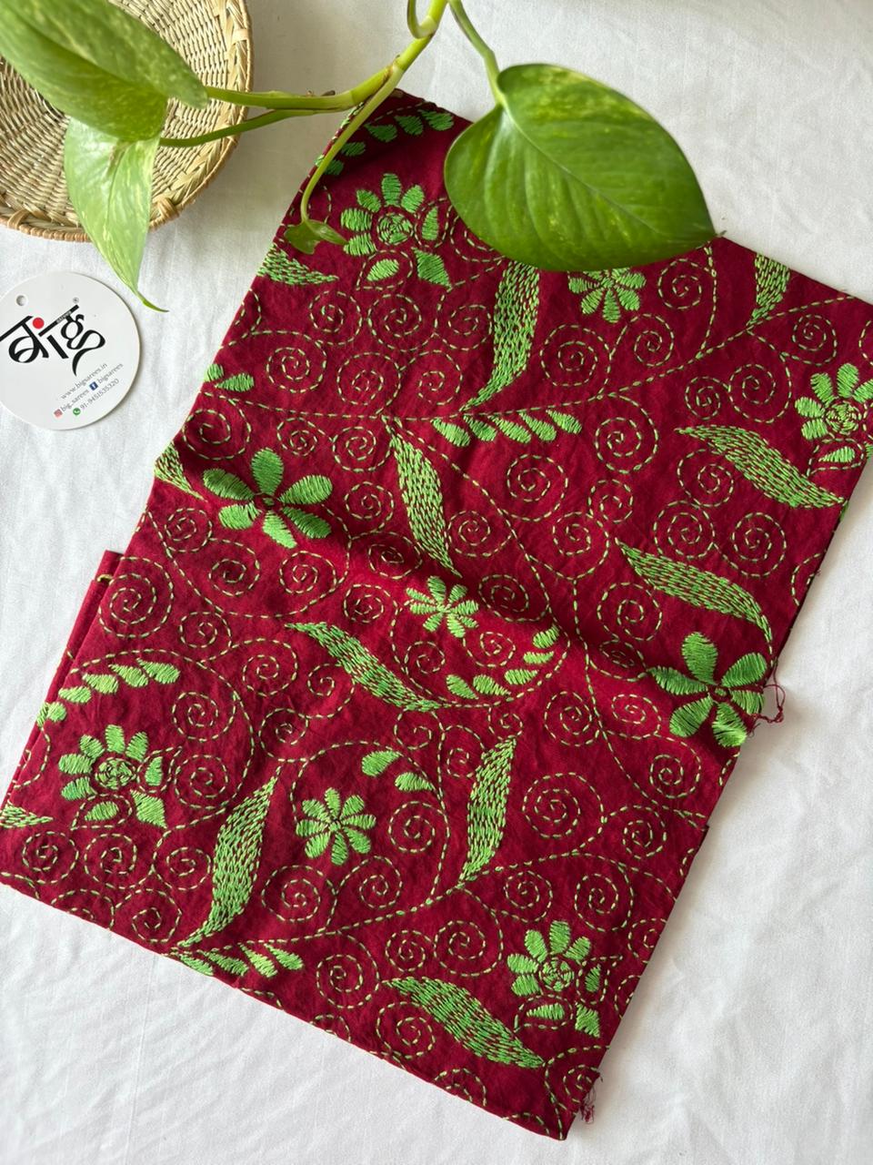 Kantha Cotton 1 Mtr. Blouse Piece