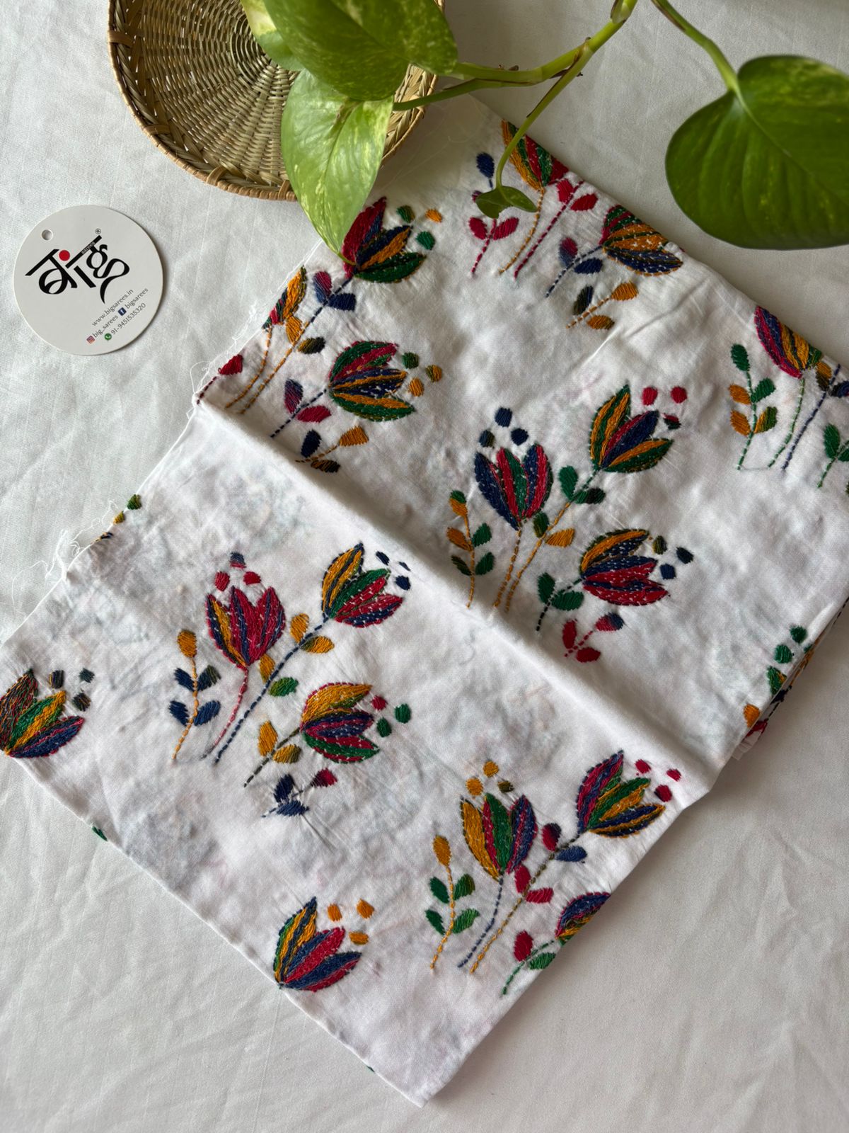 Kantha Cotton 1 Mtr. Blouse Piece