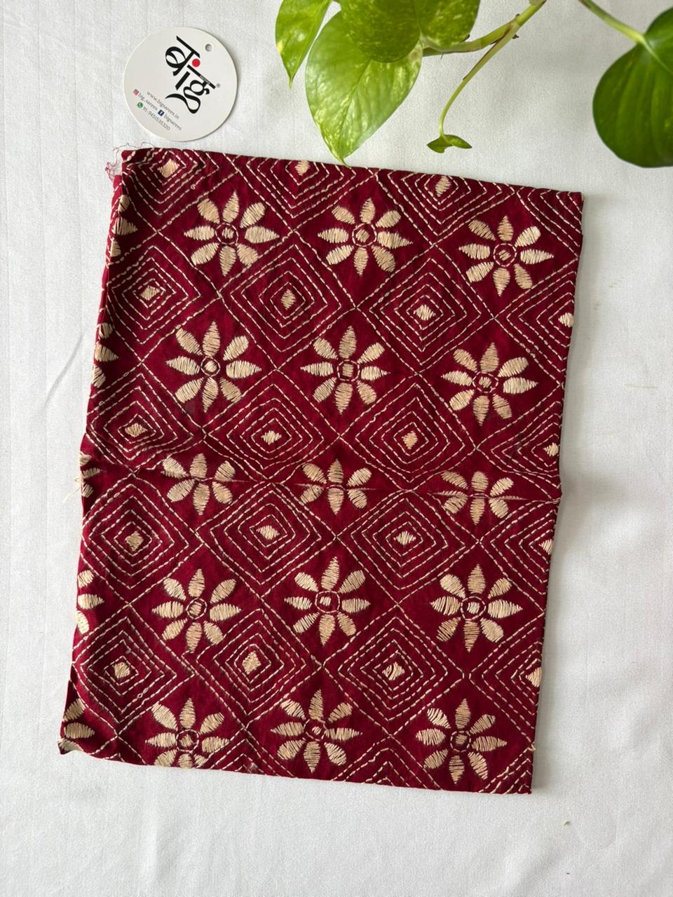 Kantha Cotton 1 Mtr. Blouse Piece