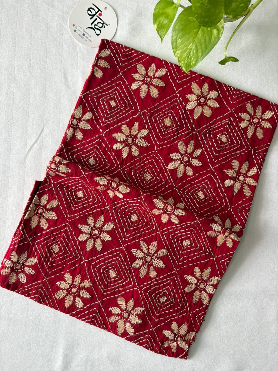 Kantha Cotton 1 Mtr. Blouse Piece