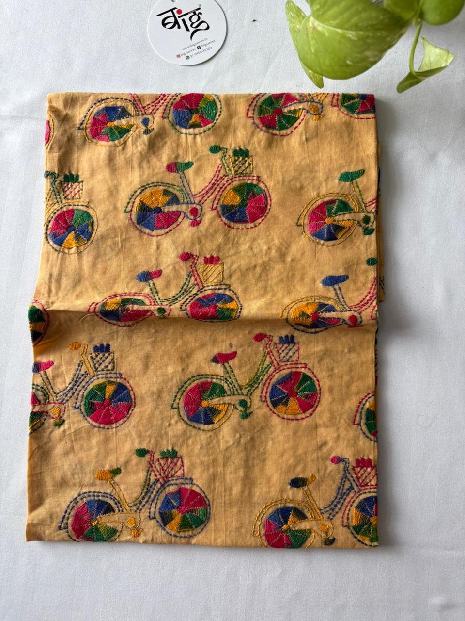 Kantha Cotton 1 Mtr. Blouse Piece