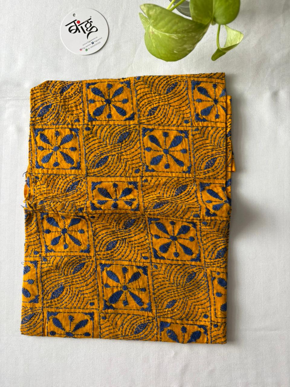 Kantha Cotton 1 Mtr. Blouse Piece