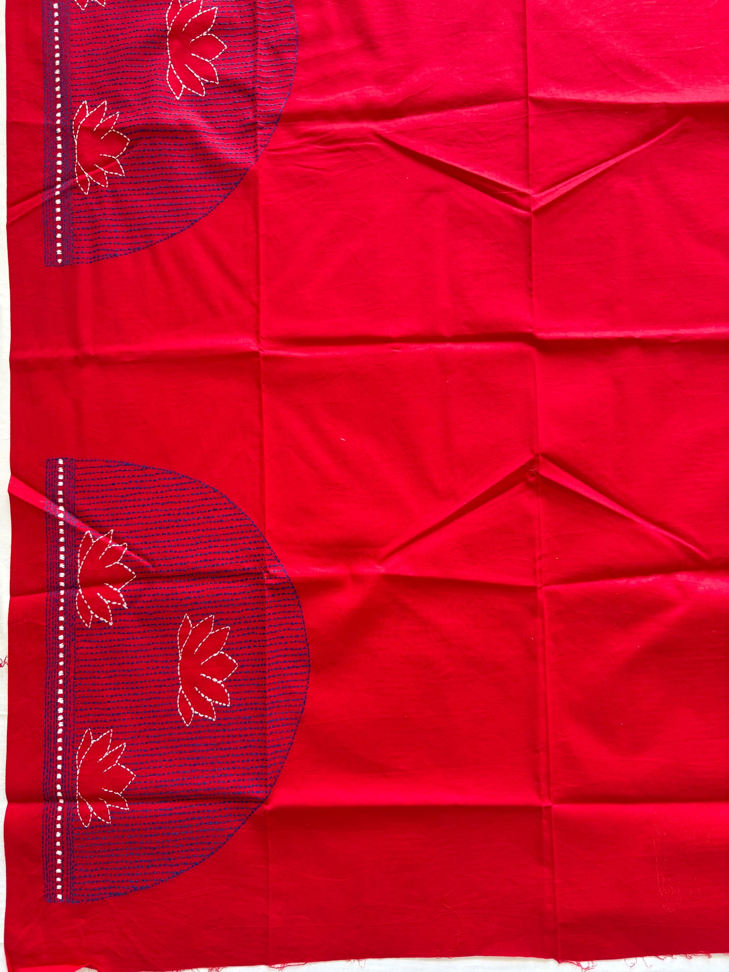 Kantha stitch Cotton Blouse Piece