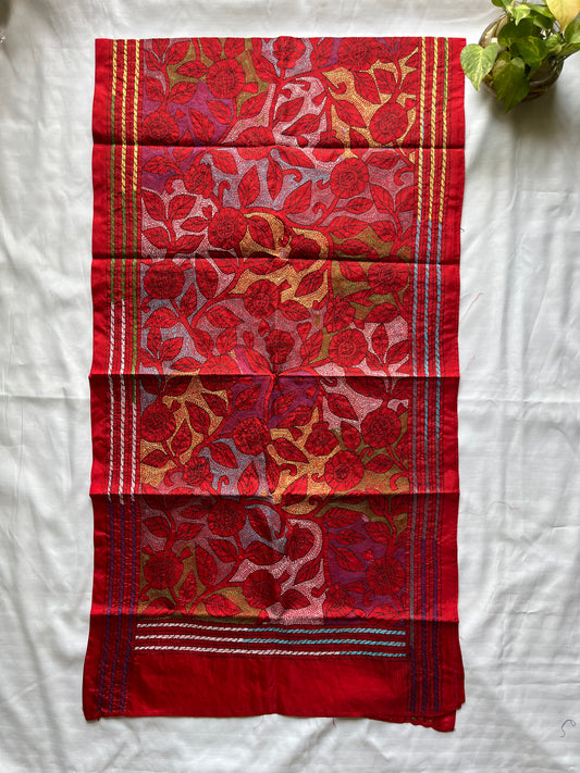 Kantha Art Silk Stole 22″