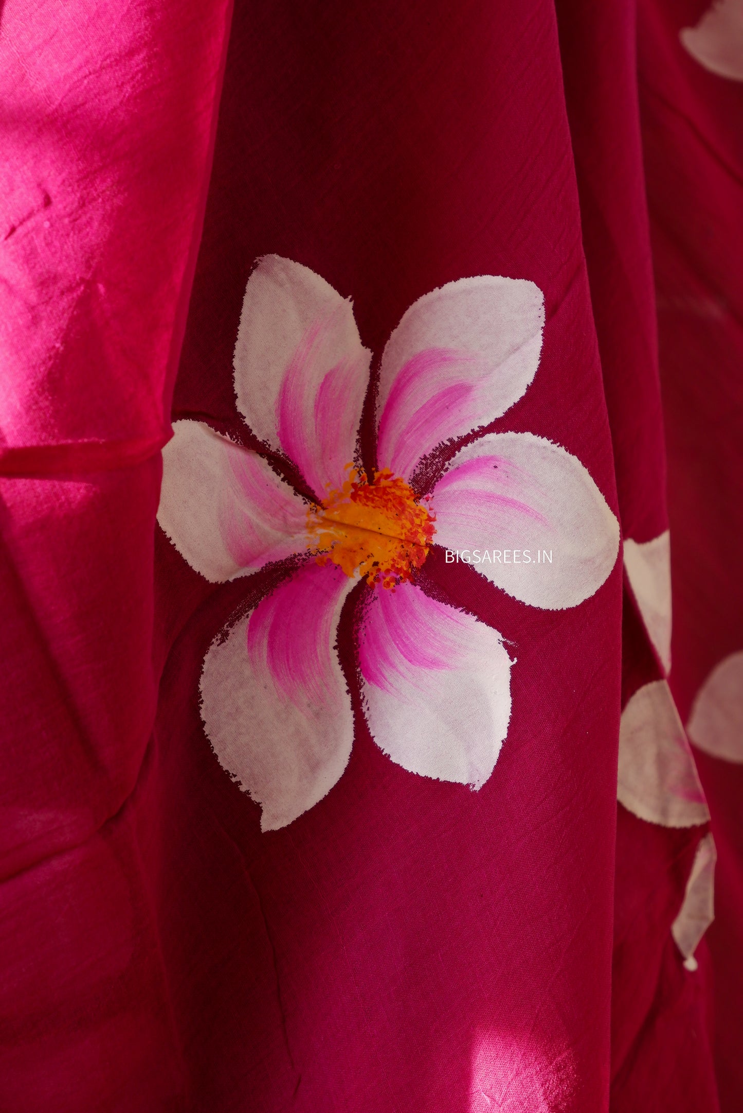 Hand Painted Mul Cotton Saree with Blouse