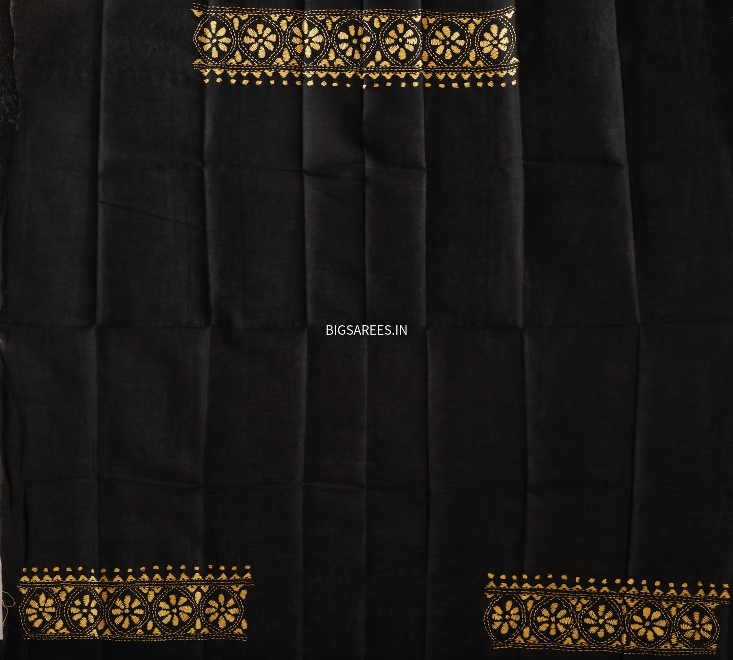 Kantha Hand Embroidered Pure Cotton Saree