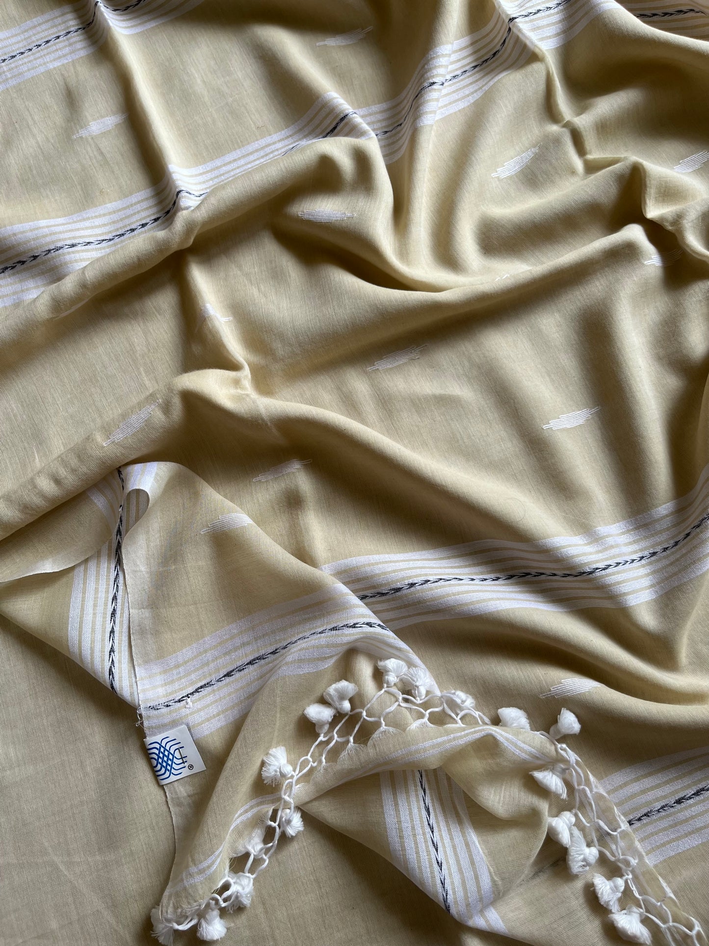 Mul Cotton handwoven Saree (Handloom Marked)