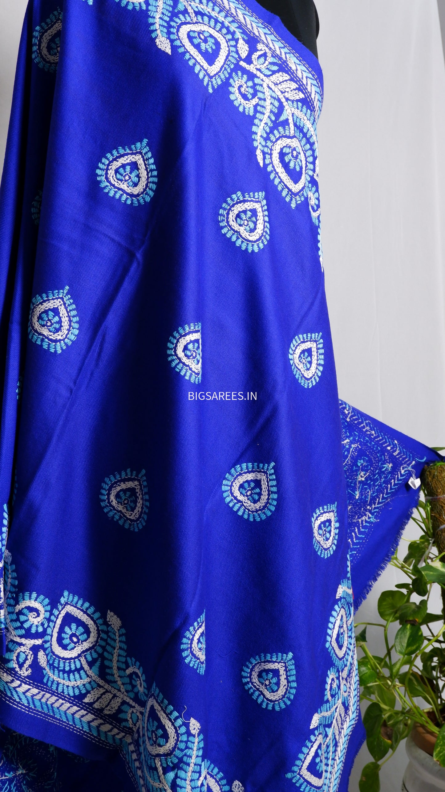 Kantha Hand Embroidered Warm Shawl