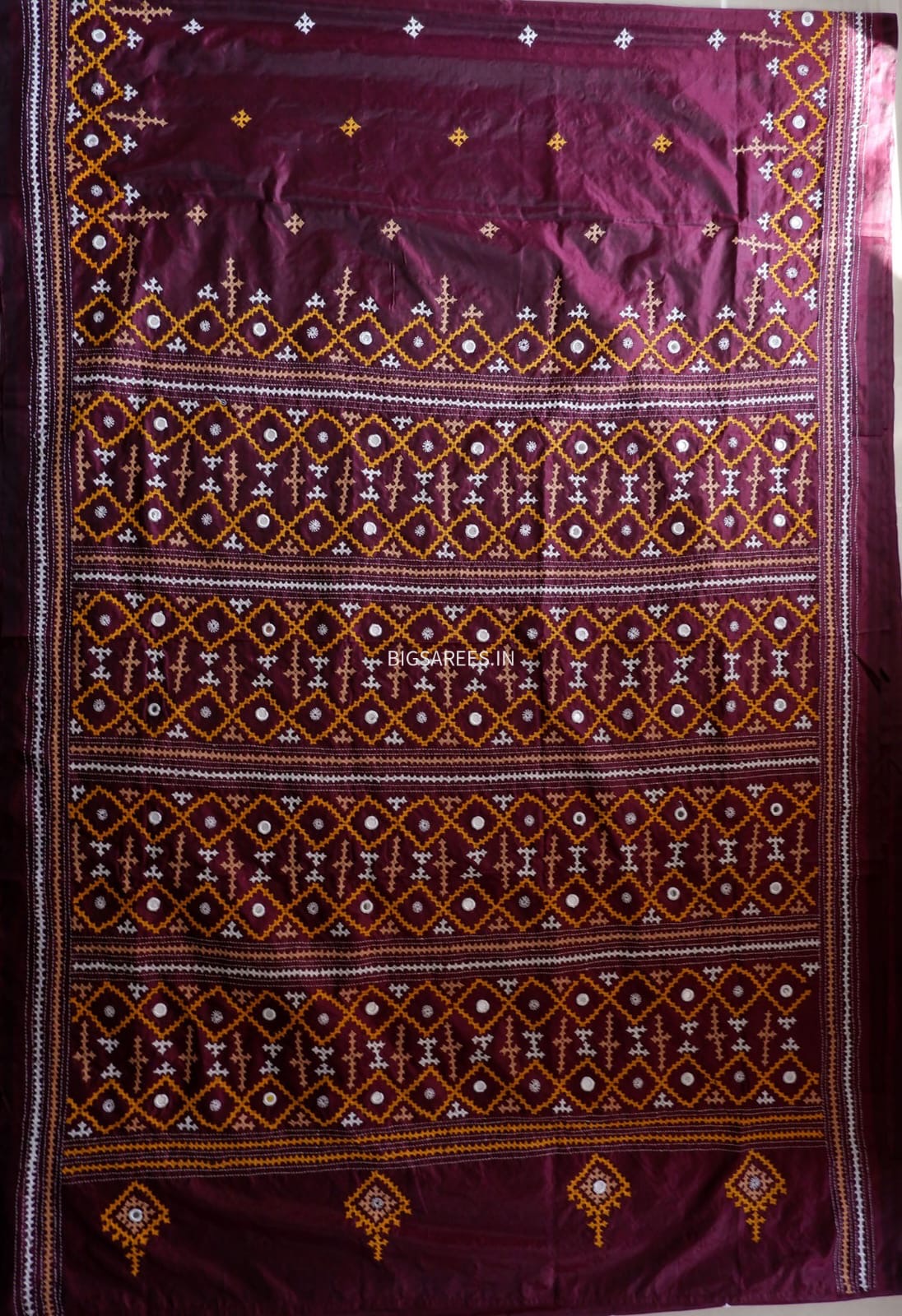 Kutch Work Art SIlk Saree