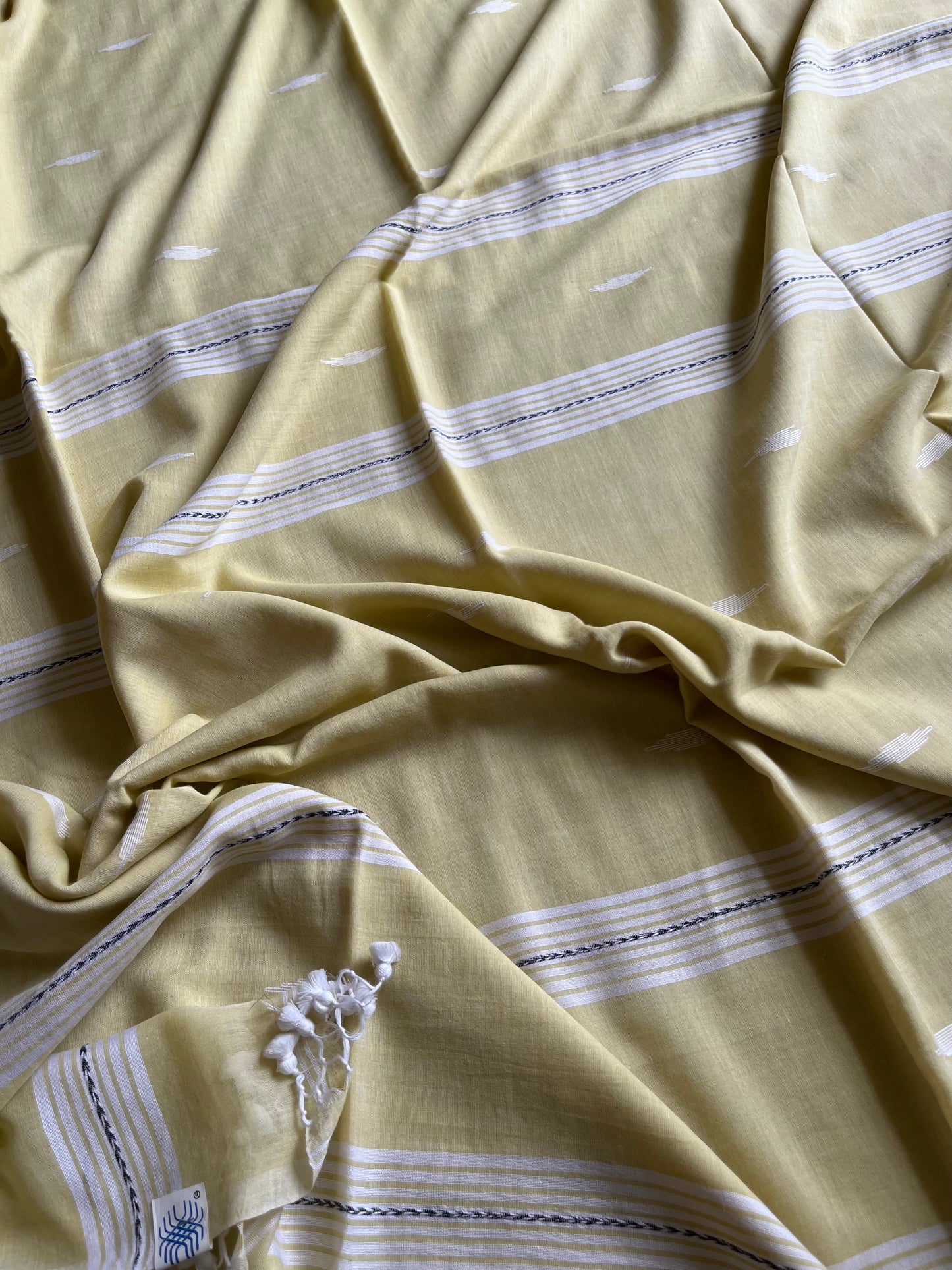 Mul Cotton handwoven Saree (Handloom Marked)