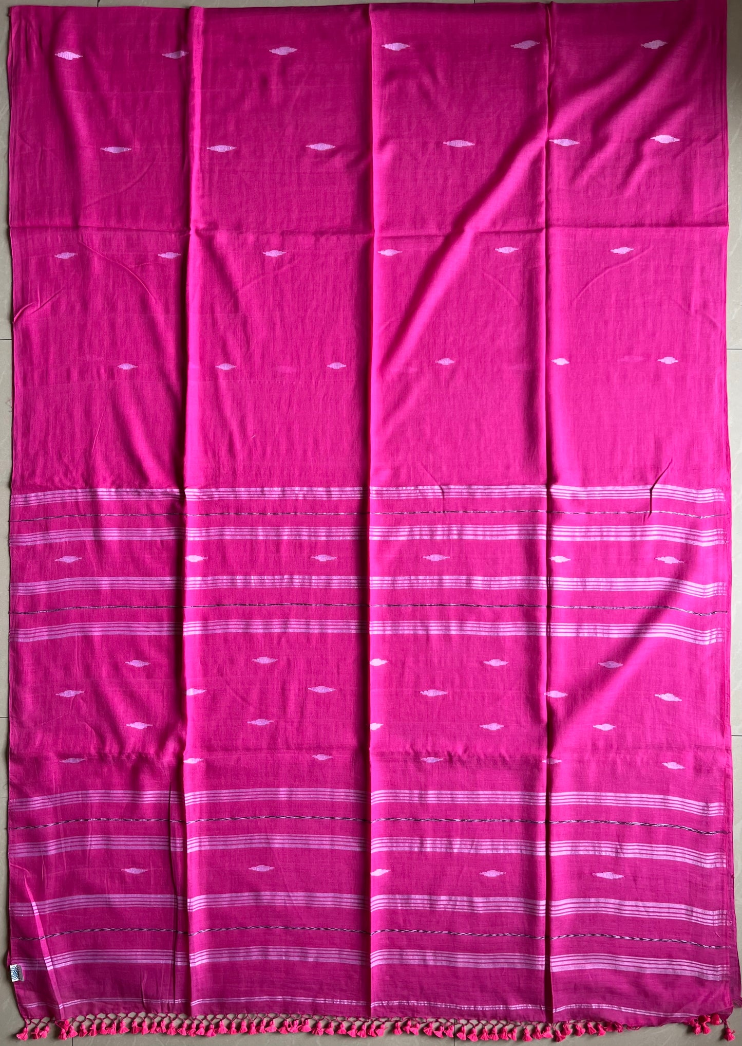 Mul Cotton handwoven Saree (Handloom Marked)