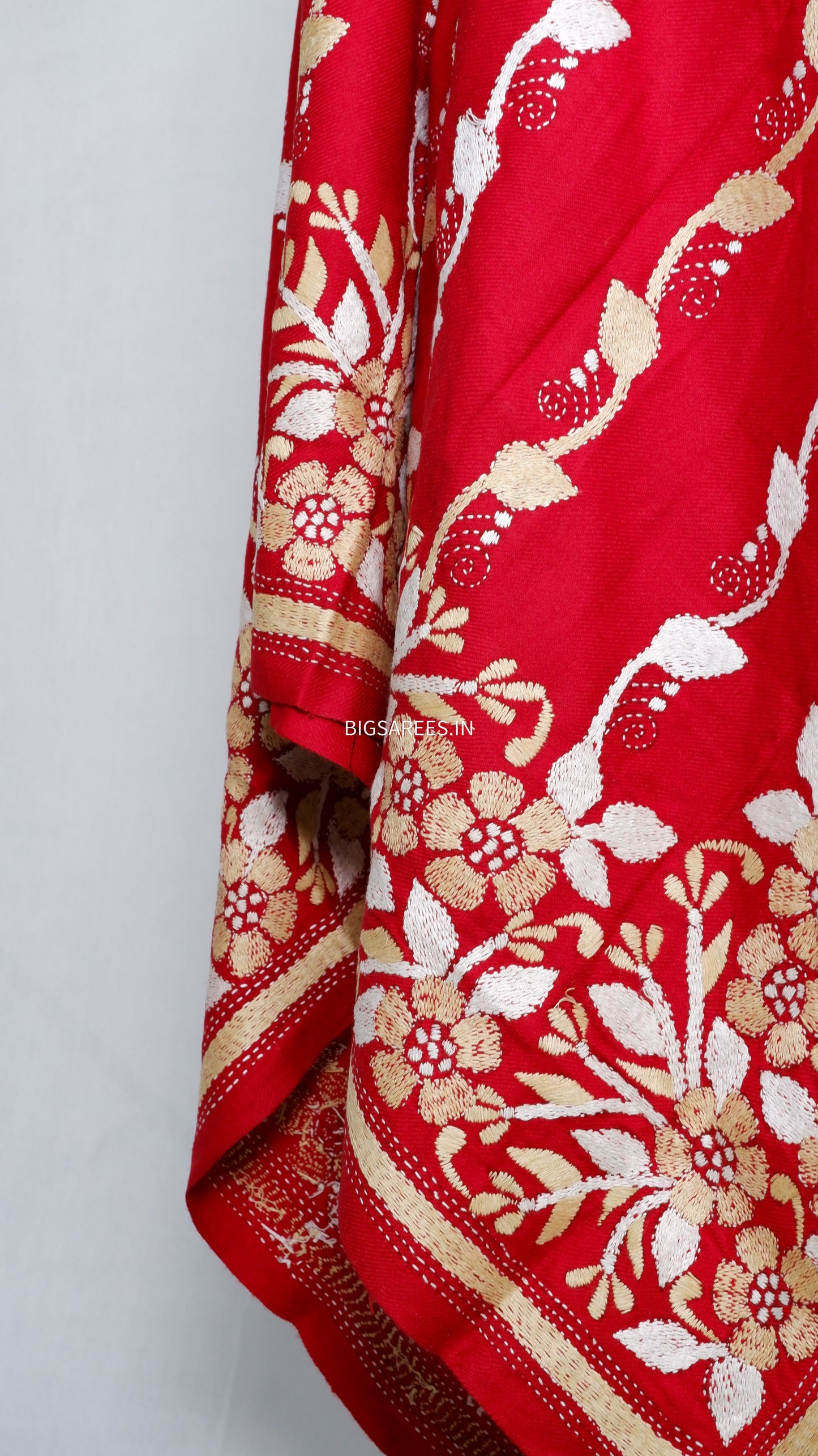 Kantha Hand Embroidered Warm Shawl