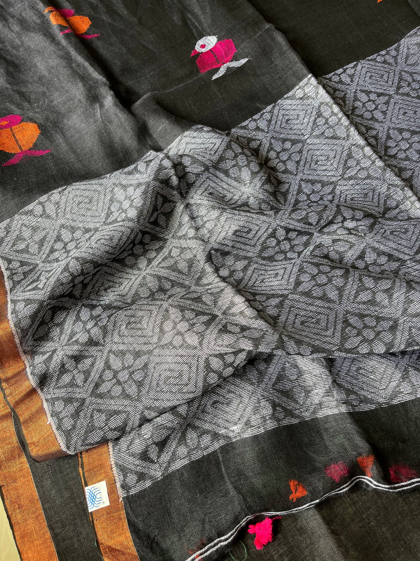 Linen By Linen Handloom Saree (Handloom Marked)