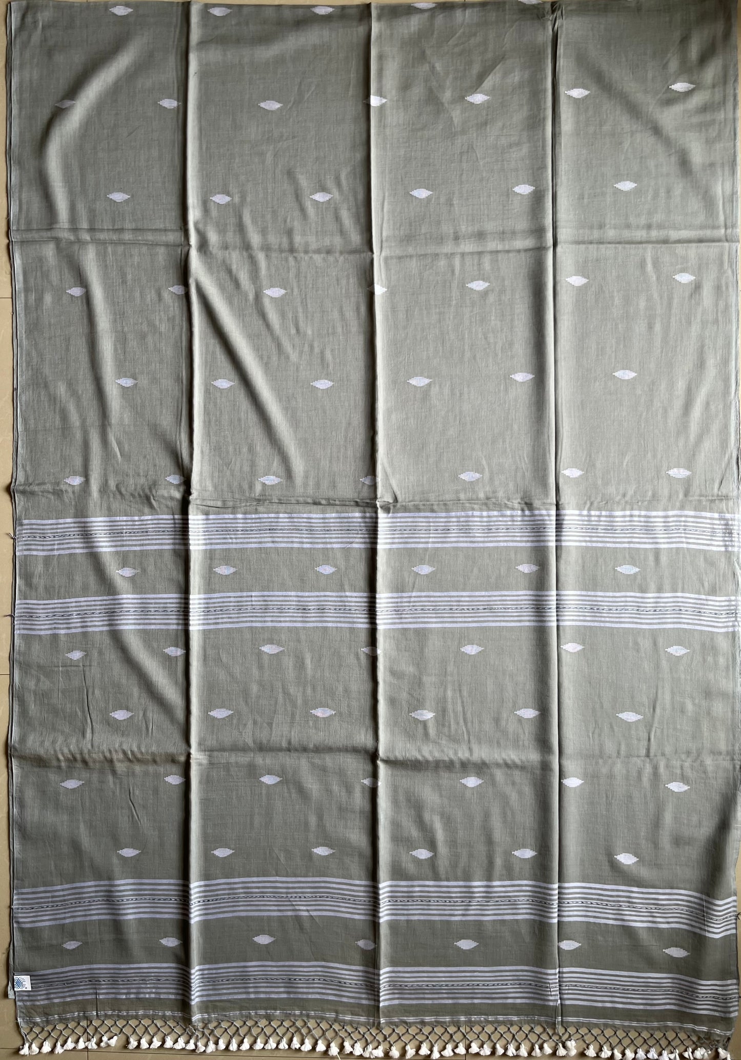 Mul Cotton handwoven Saree (Handloom Marked)