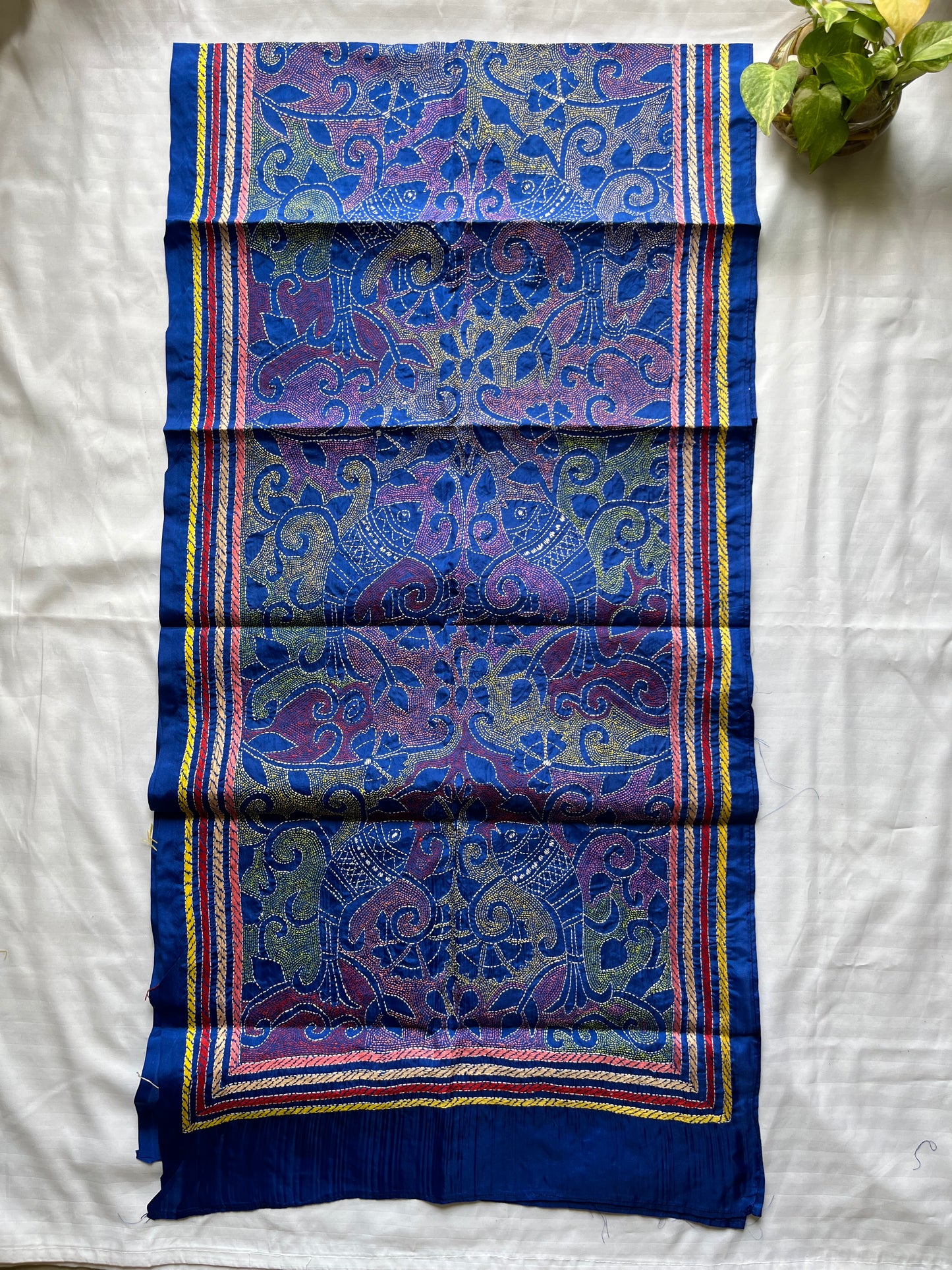 Kantha Art Silk Stole 22″