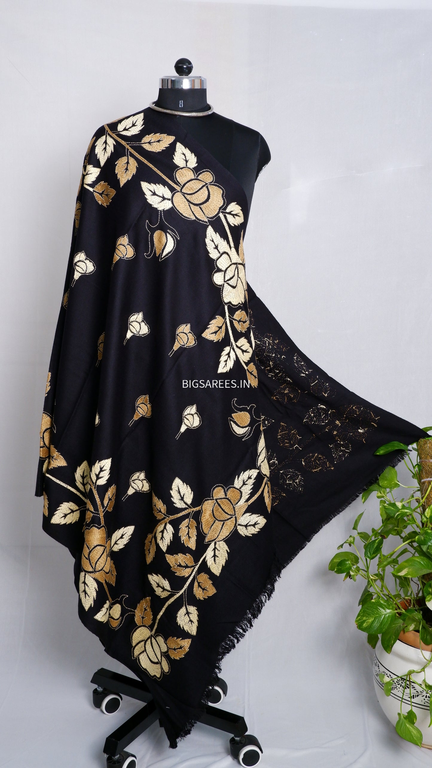 Kantha Hand Embroidered Warm Shawl