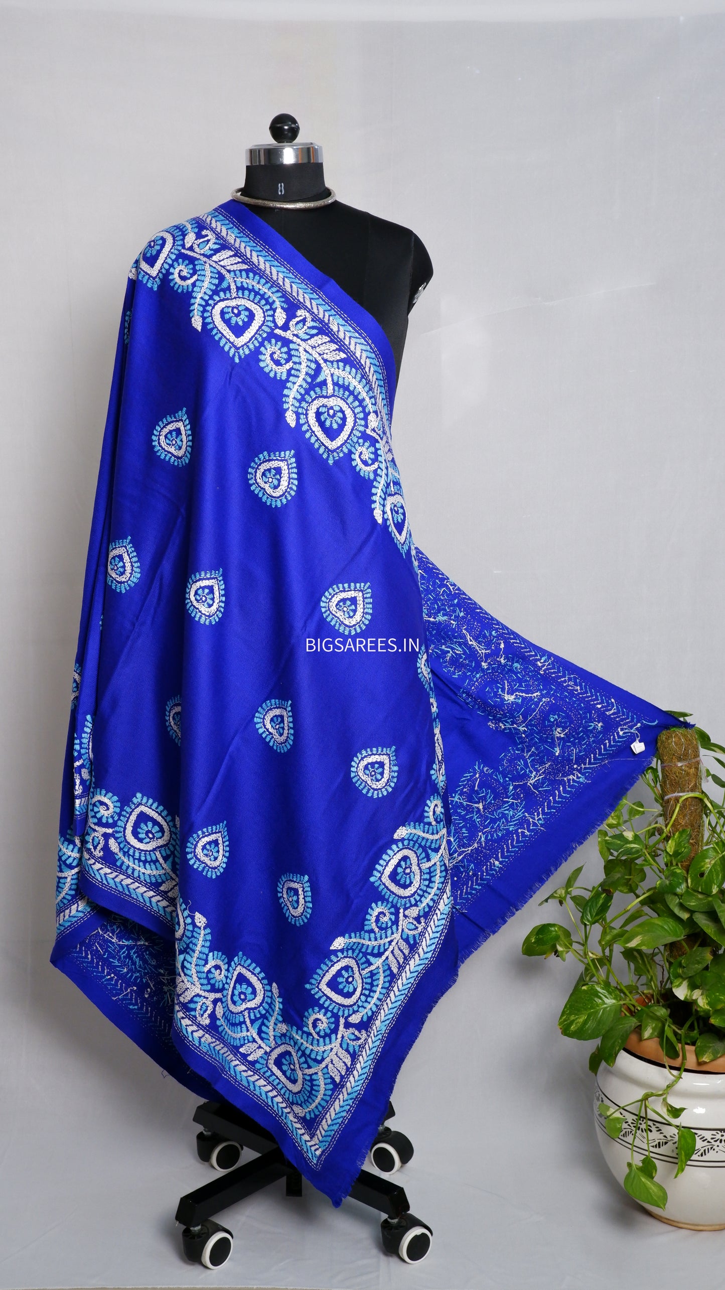 Kantha Hand Embroidered Warm Shawl