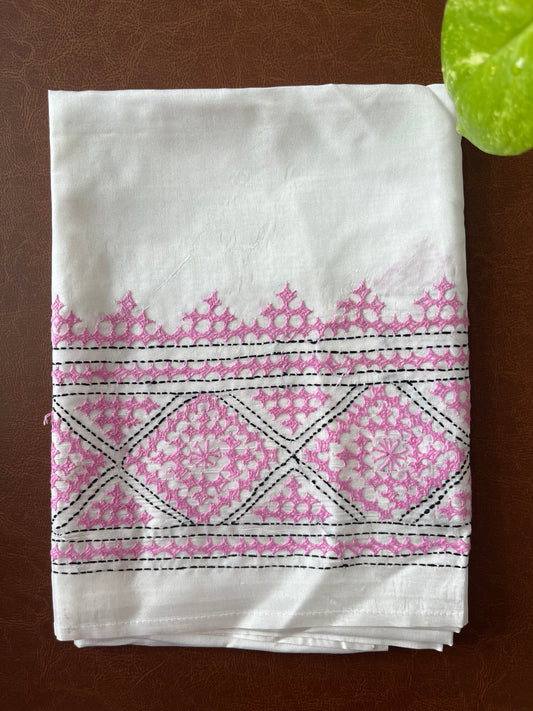 Gujrati work blouse pieces in art silk 1 mtr