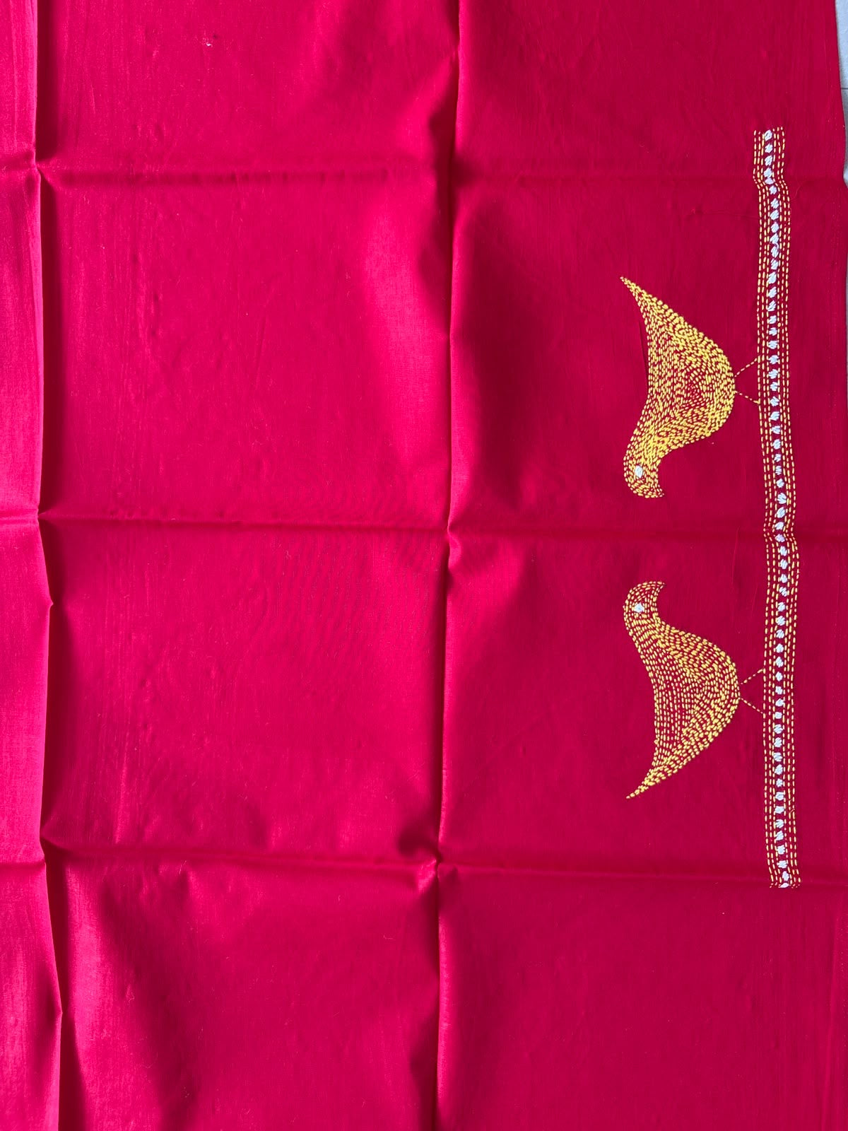 Kantha stitch Cotton Blouse Piece