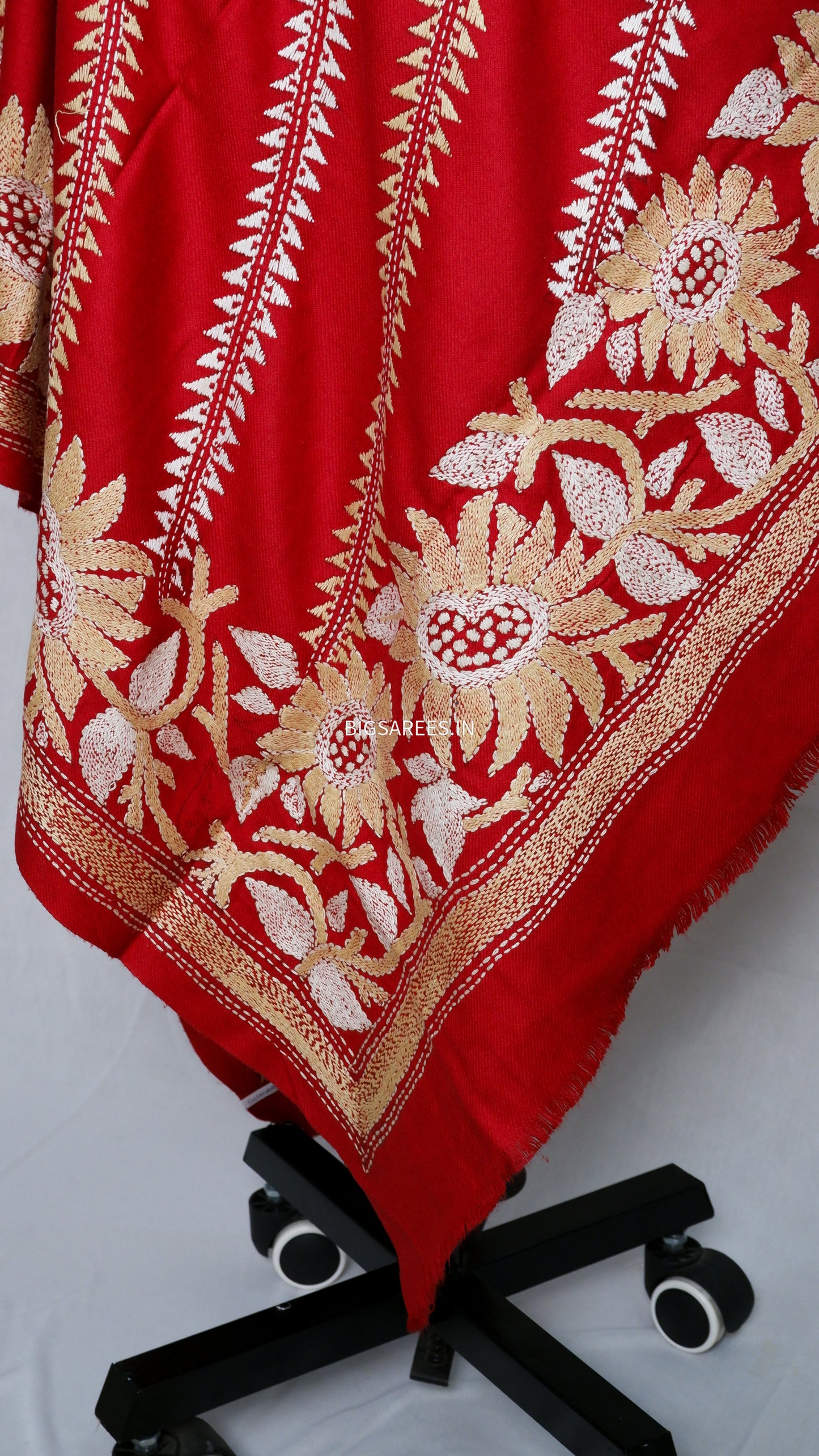 Kantha Hand Embroidered Warm Shawl