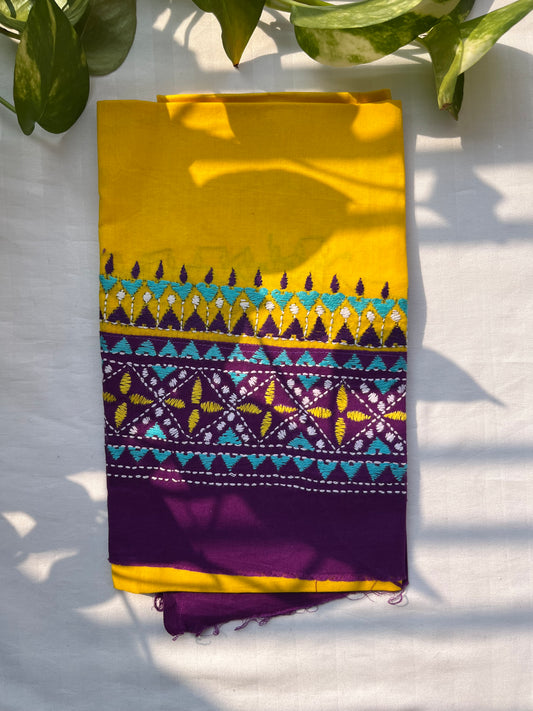 Kantha Cotton 1 Mtr. Blouse Piece