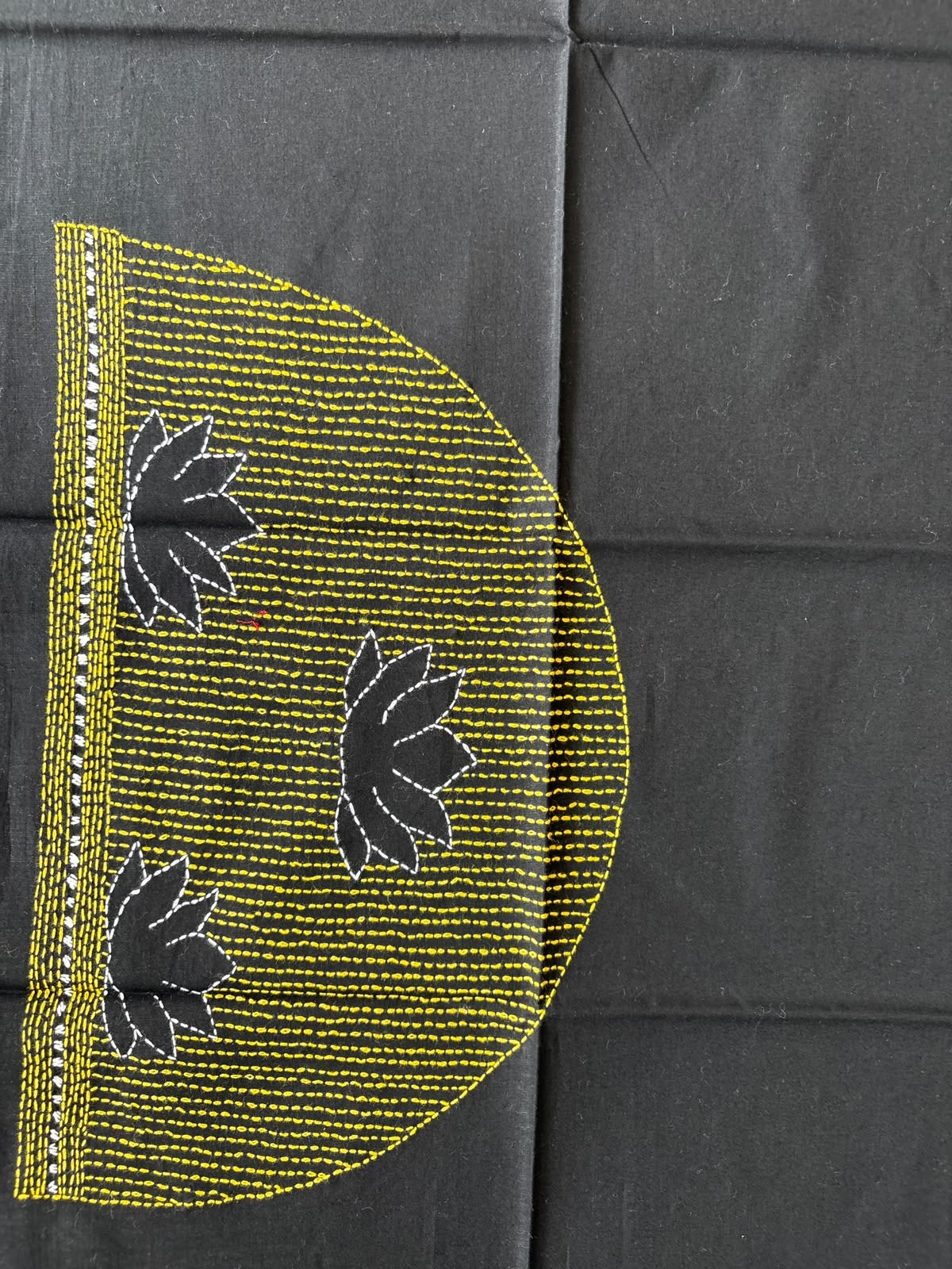 Kantha stitch Cotton Blouse Piece